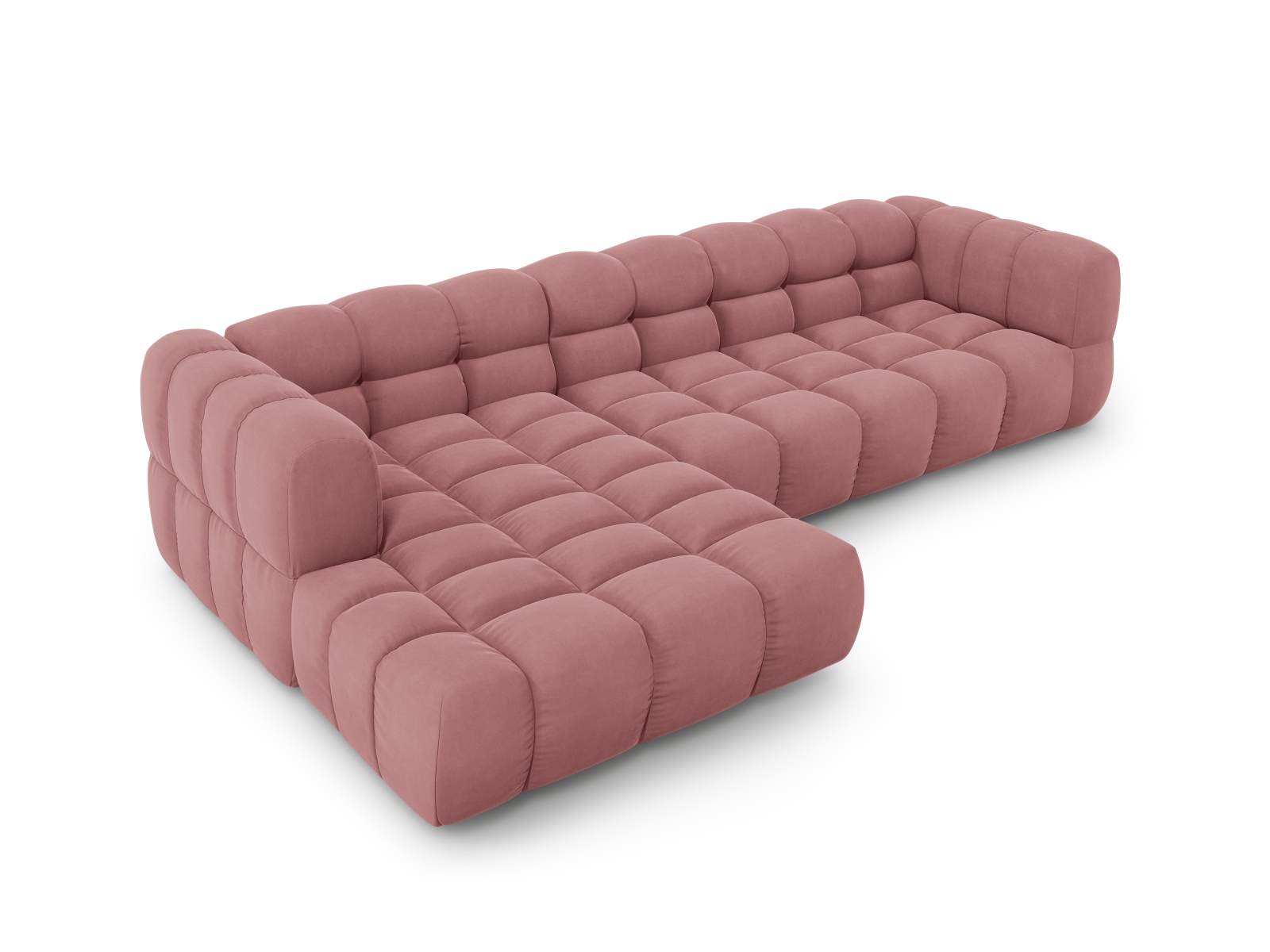 Cosmopolitan Design Ecksofa Sky 4-Sitzer große Version Samt Casino Flamingo Links