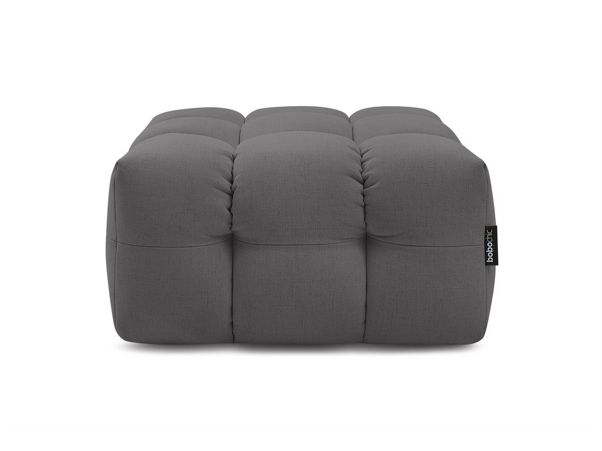 Bobochic Cloud Pouf Stoff Dunkelgrau