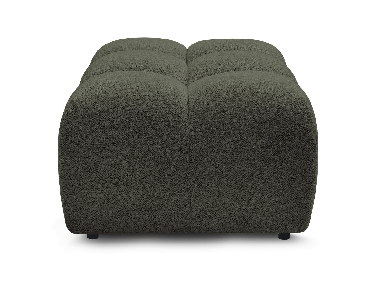Bobochic Melisse Pouf Melange-Stoff Grün