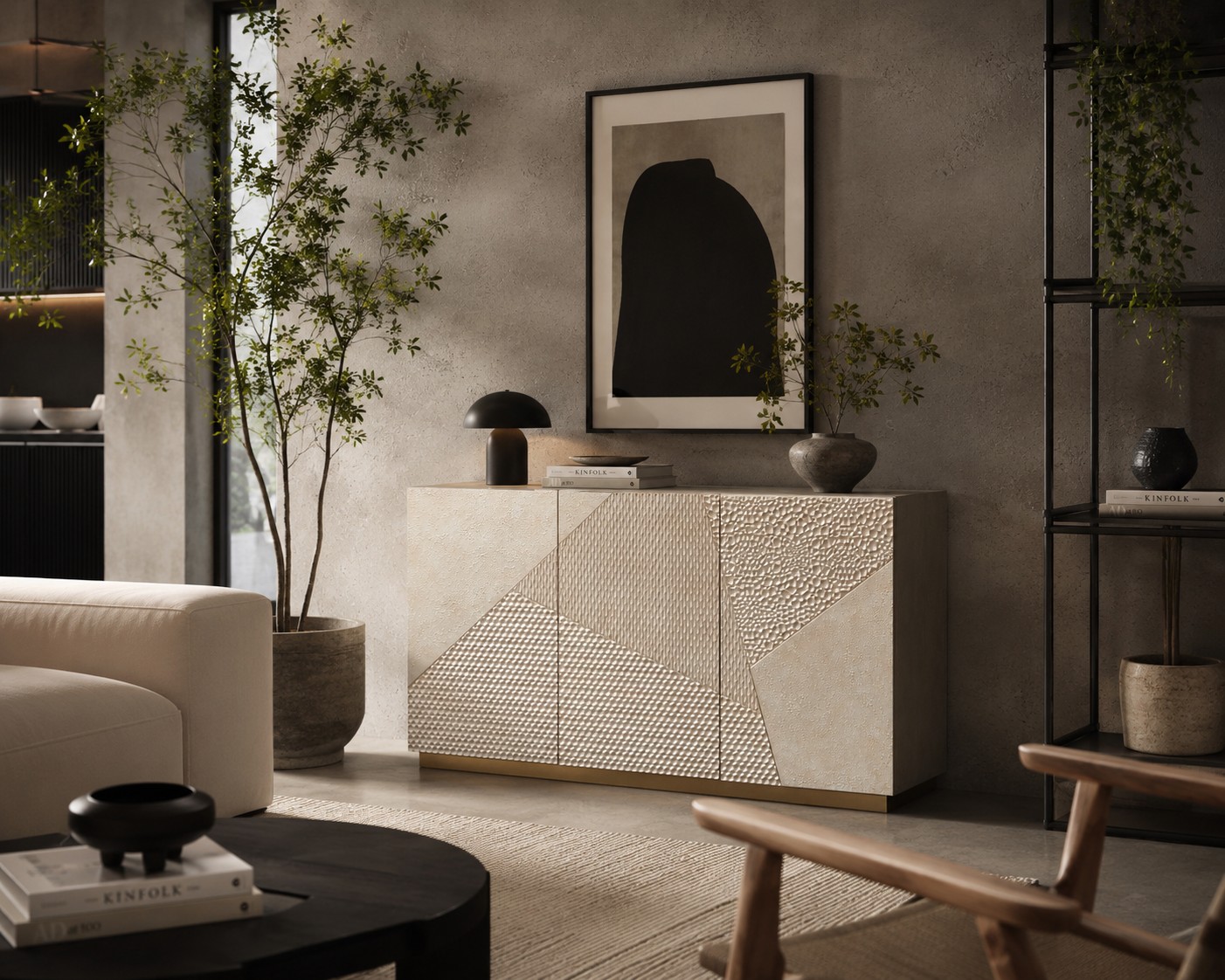 Livin Hill Sideboard Stilig Eiche 3-türig