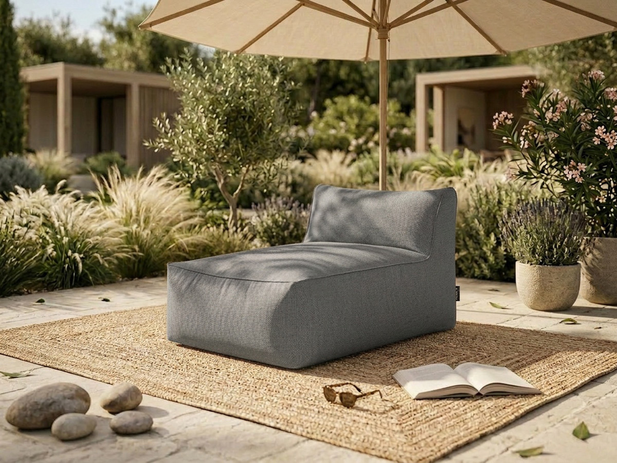 Bobochic Riviera Méridienne-Modul Stoff Dunkelgrau