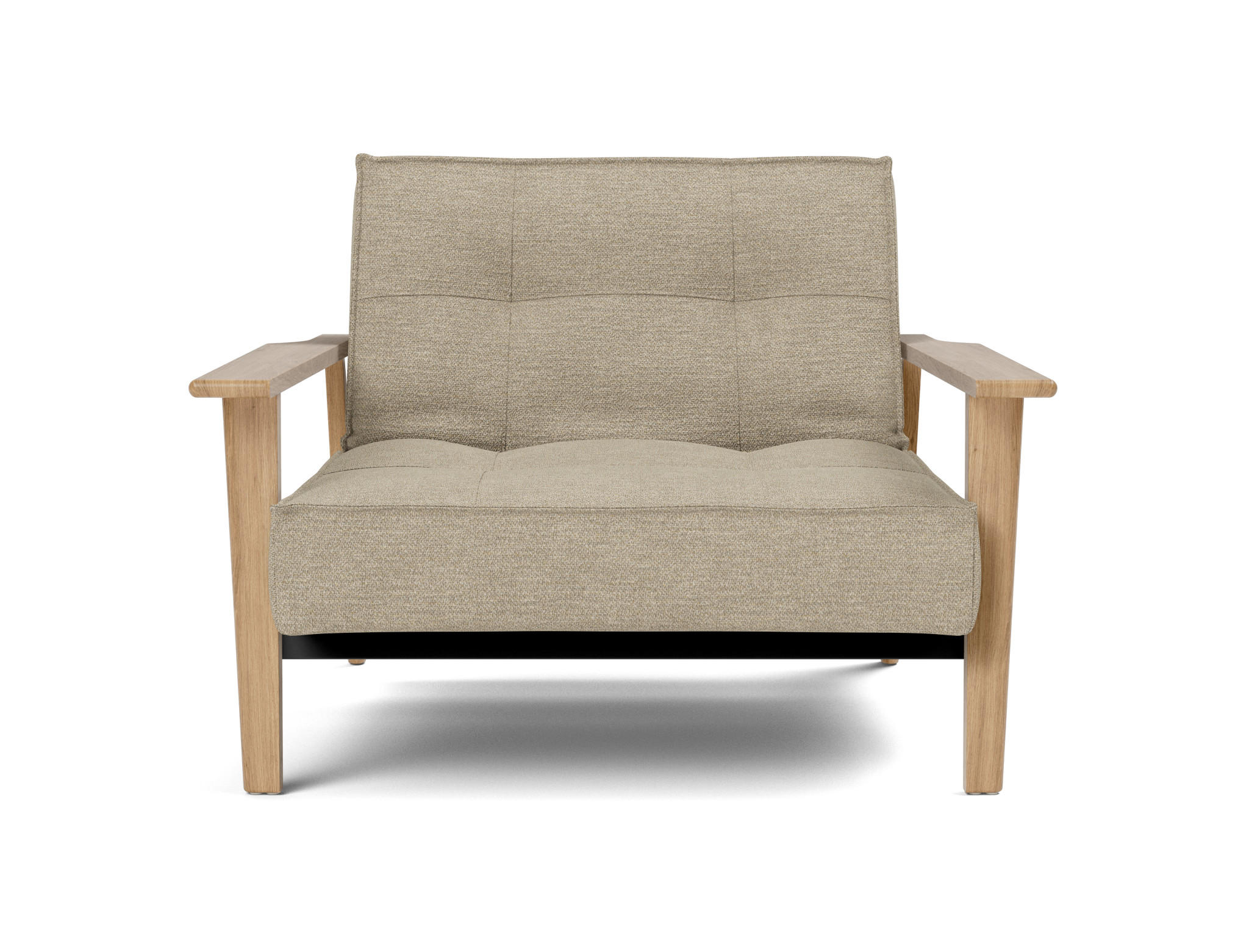 Sessel Splitback Frej Strukturierter Stoff Taura 356-Sand