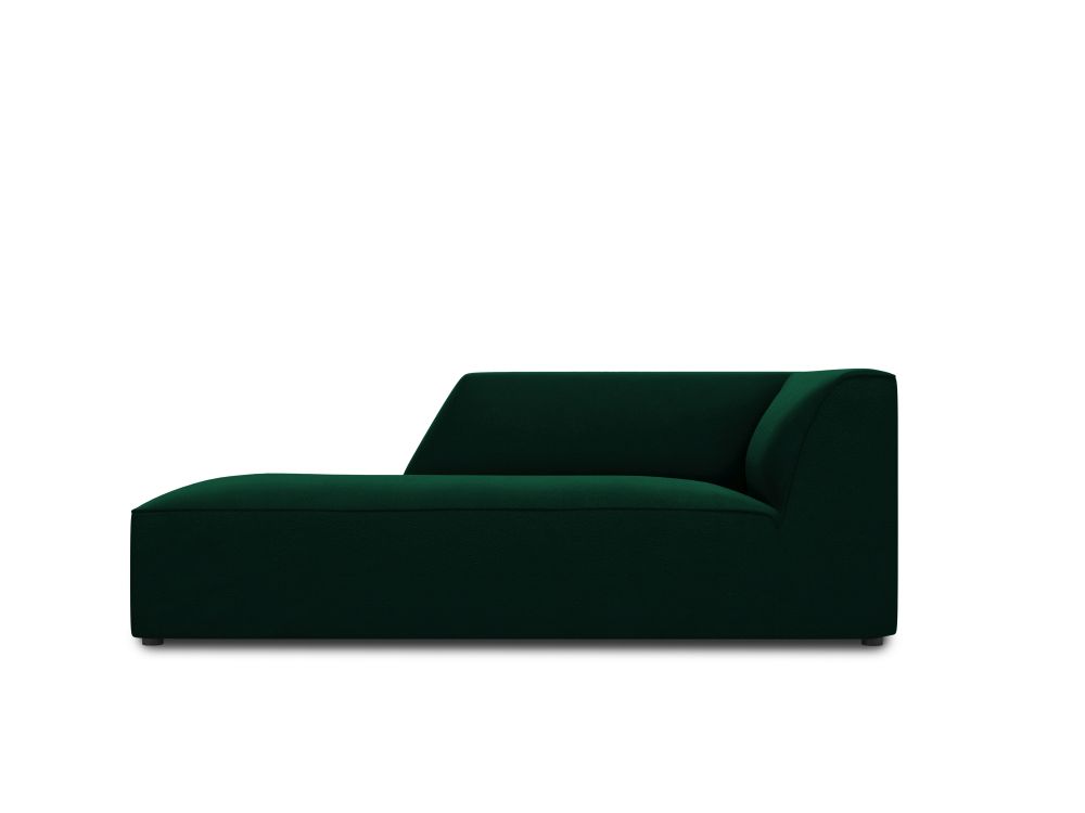 Cosmopolitan Design Chaiselongue Siena Samt Salvador Flaschengrün Links