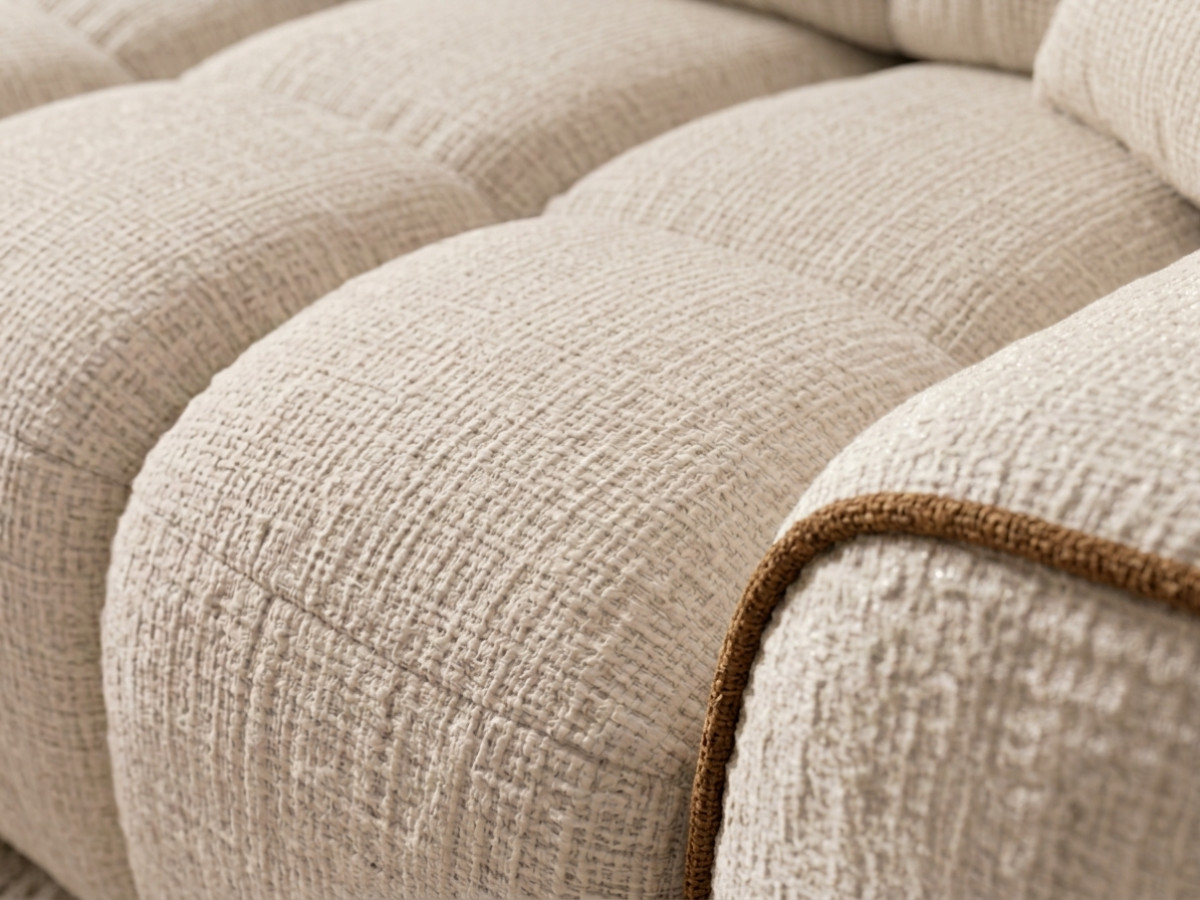 Bobochic Palais royal Sofa 3-Sitzer Chenille Braun