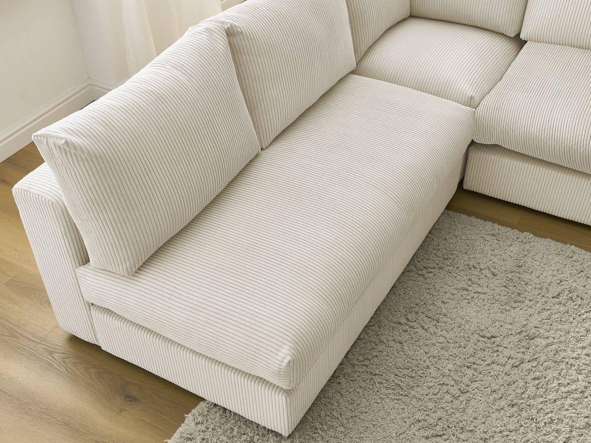 Bobochic Paris Ecksofa Cordsamt Beige