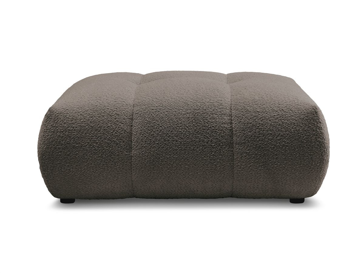 Bobochic Fuji Pouf Bouclé-Stoff Braun