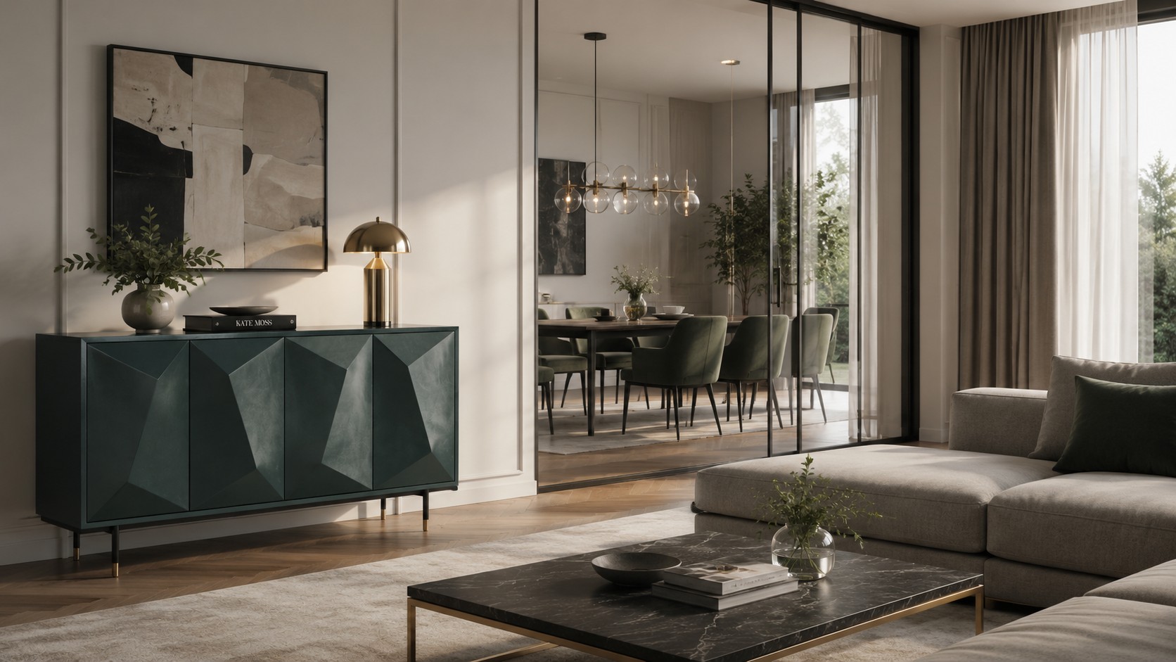 Livin Hill Sideboard Stilig Perlgrün