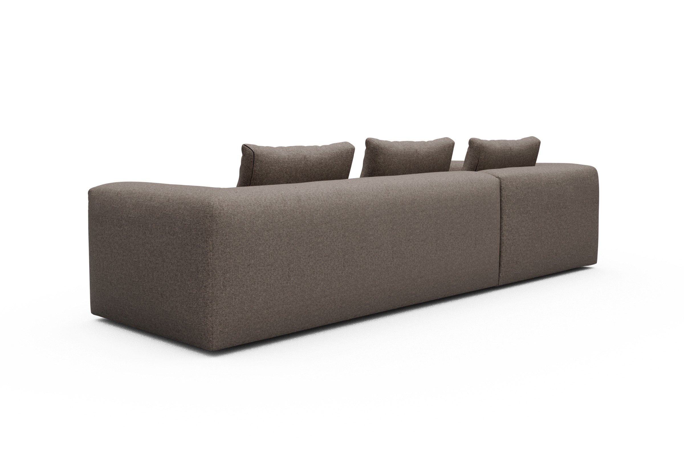 Ecksofa Fred Relax-Ecke links mit 2,5-Sitzer Sama-Stone