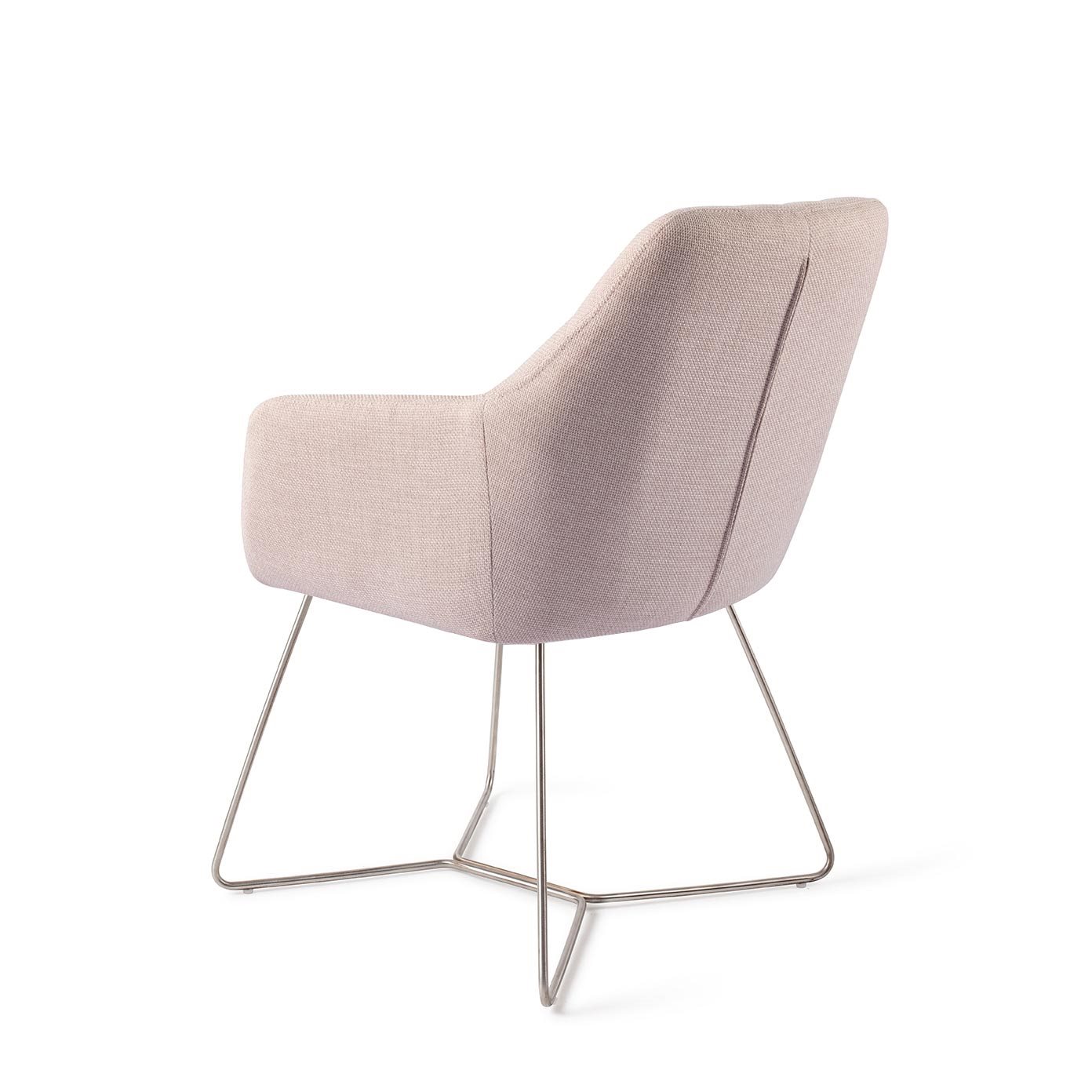 Jesper Home Esszimmerstuhl Noto Petal-Pink Beehive Stahl