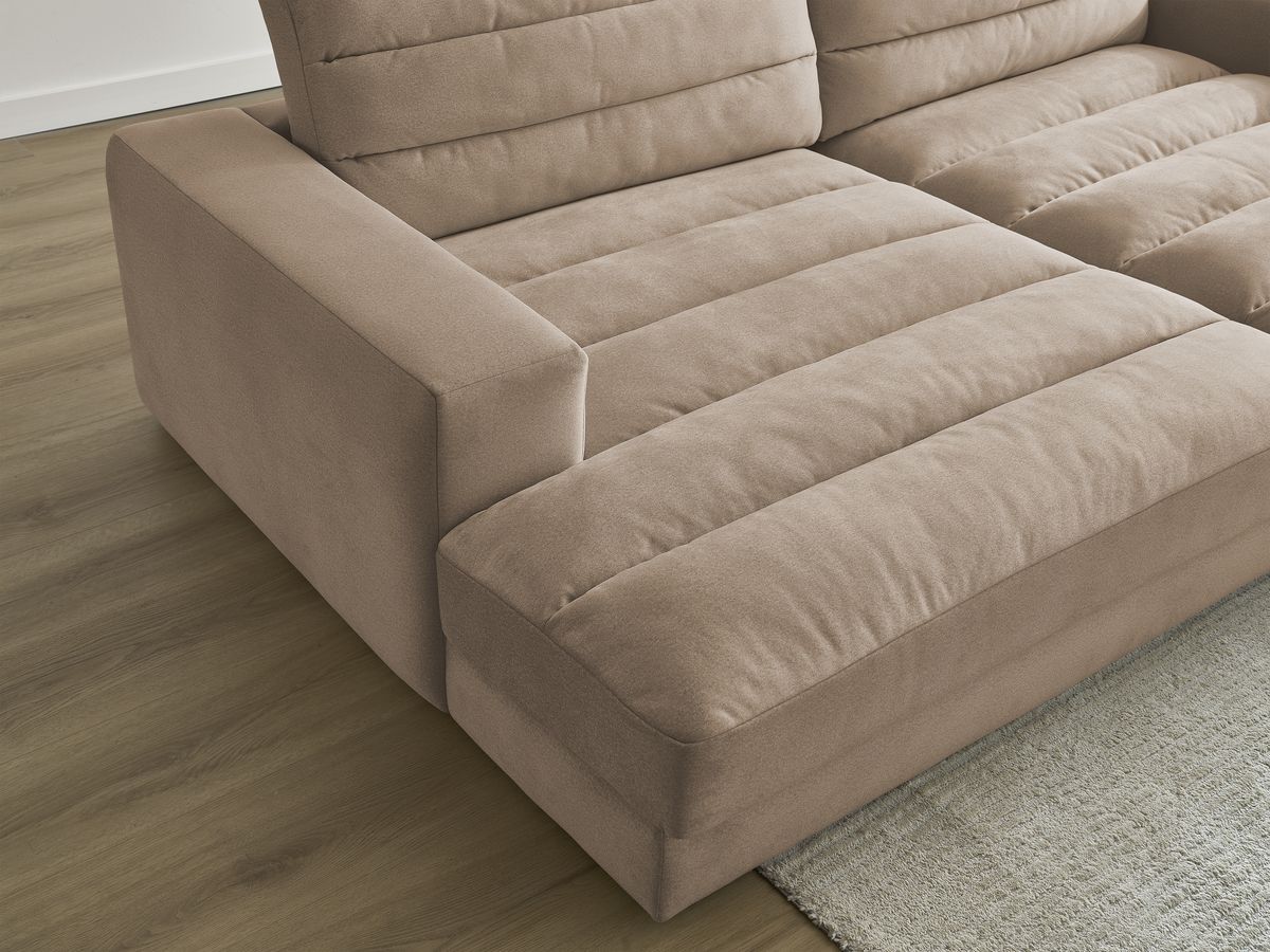 Bobochic Sierra Sofa 4-Sitzer Samt Taupe