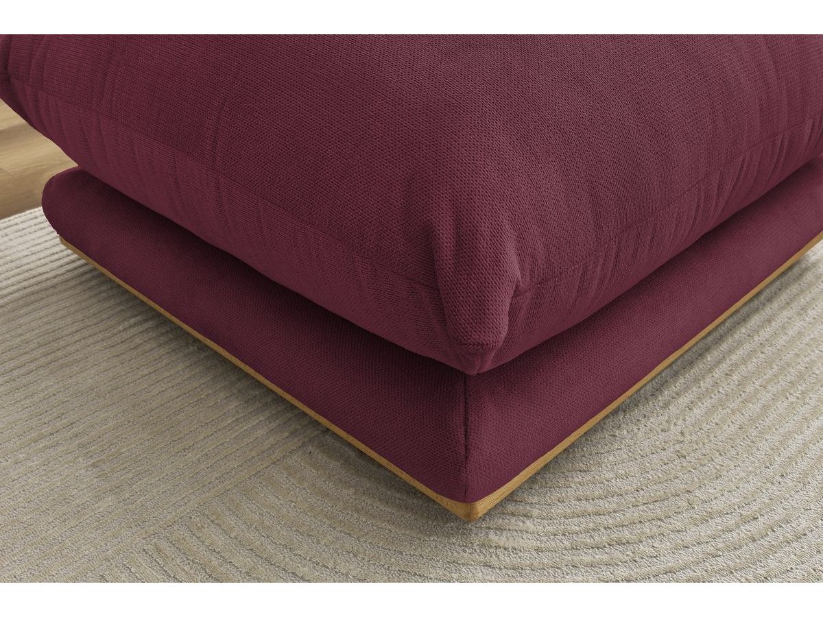 Bobochic Ernest Pouf Stoff Rot