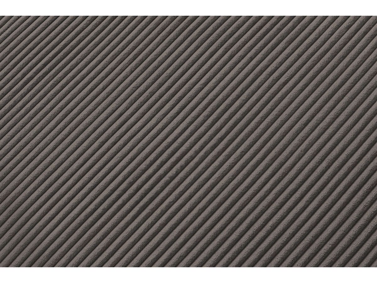 Bobochic Megeve Wohnlandschaft mit Pouf Cordsamt Braun Ecke links