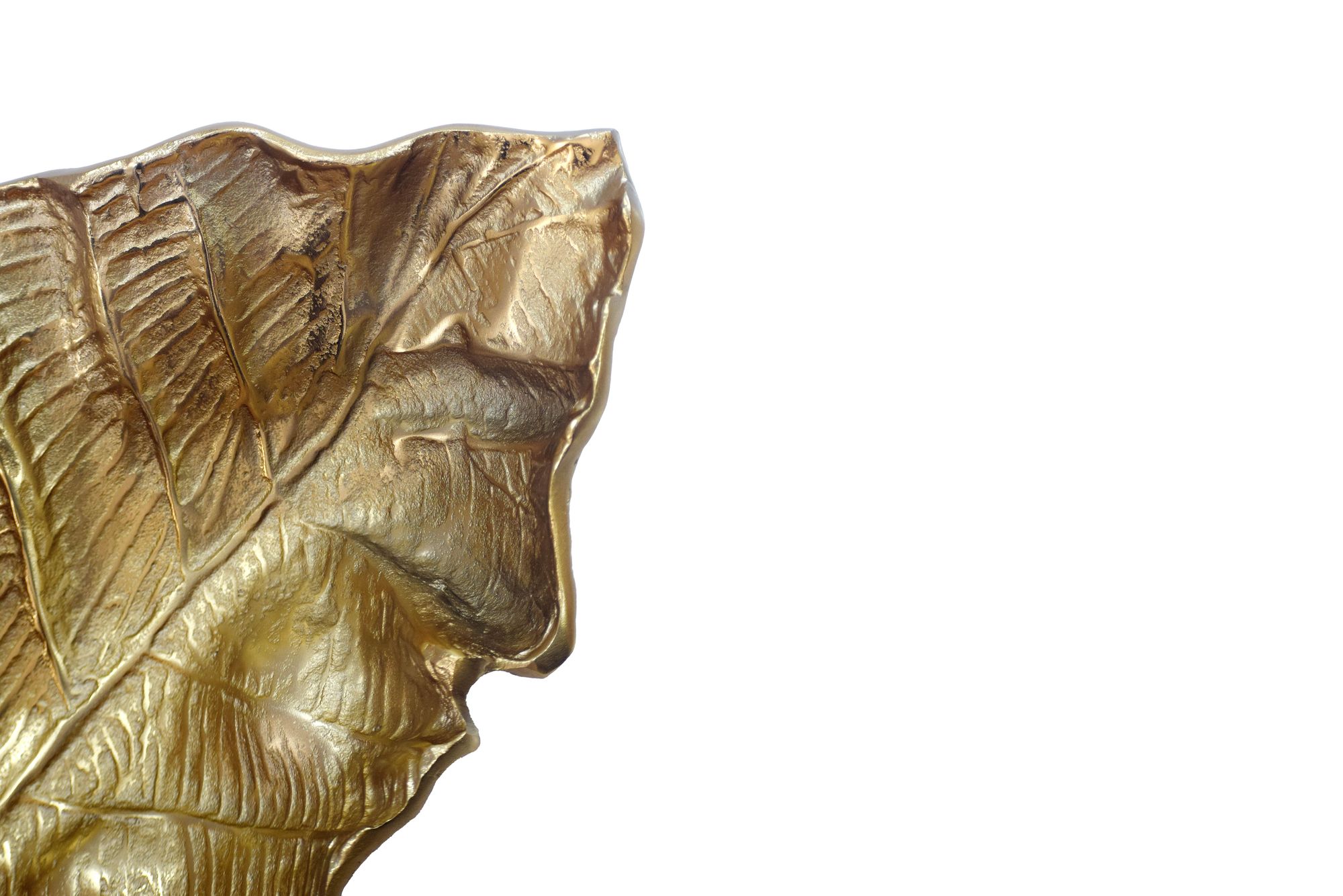 Dekoschale Tafjord Aluminium Gold 67 × 27 × 11 cm