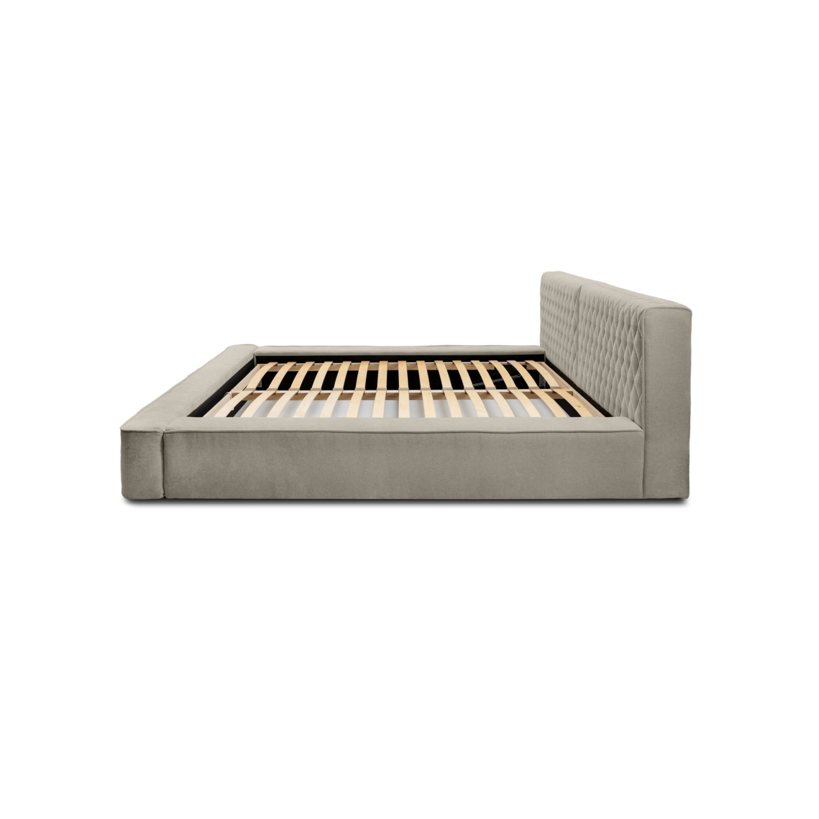Polsterbett Mento Chenille 160x200 mit Holzrahmen Ditra-New 03