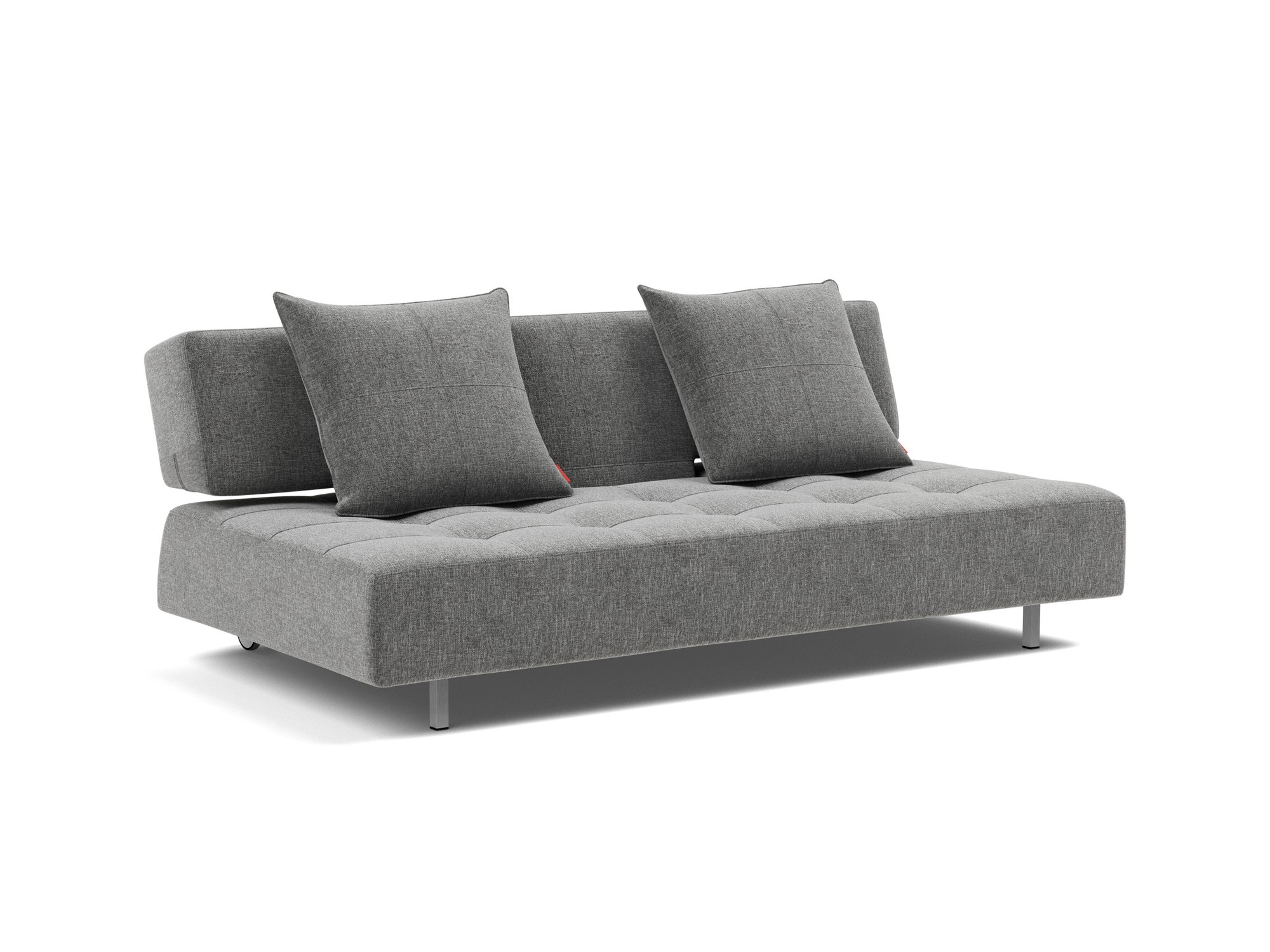 Schlafsofa Long Horn D.E.L. Strukturierter Stoff Twist 563-Charcoal