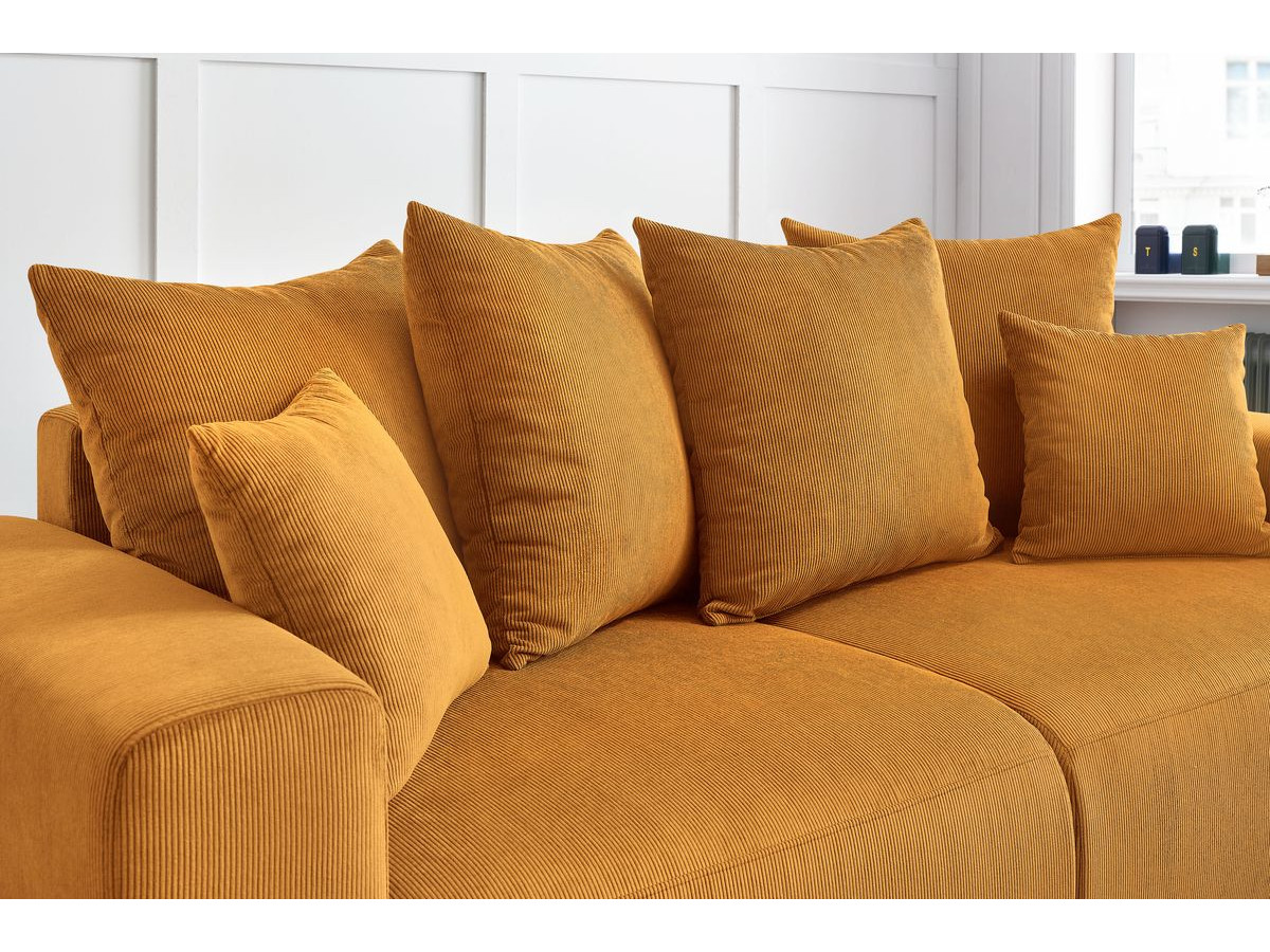Bobochic Envy Sofa 2-Sitzer Cordsamt Gelb