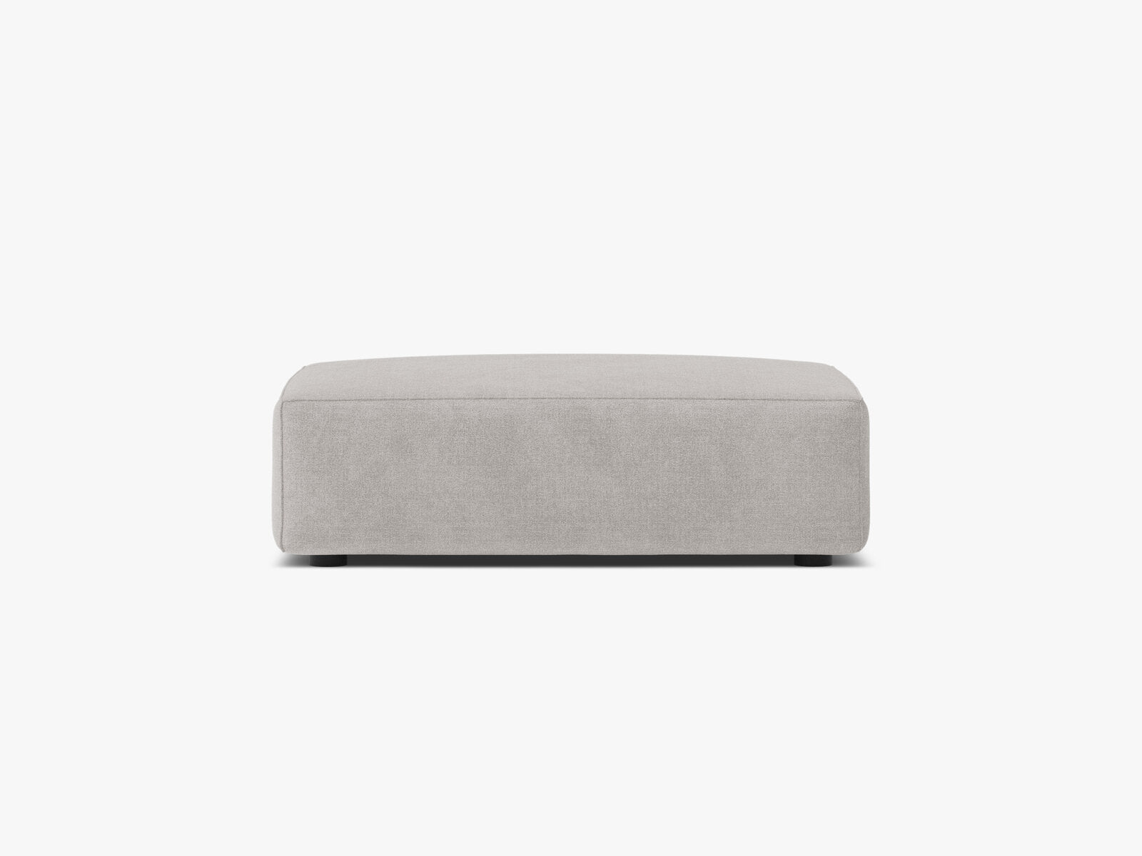 Micadoni Hocker Jodie 1-Sitzer Strukturierter Stoff Liberty Hellgrau