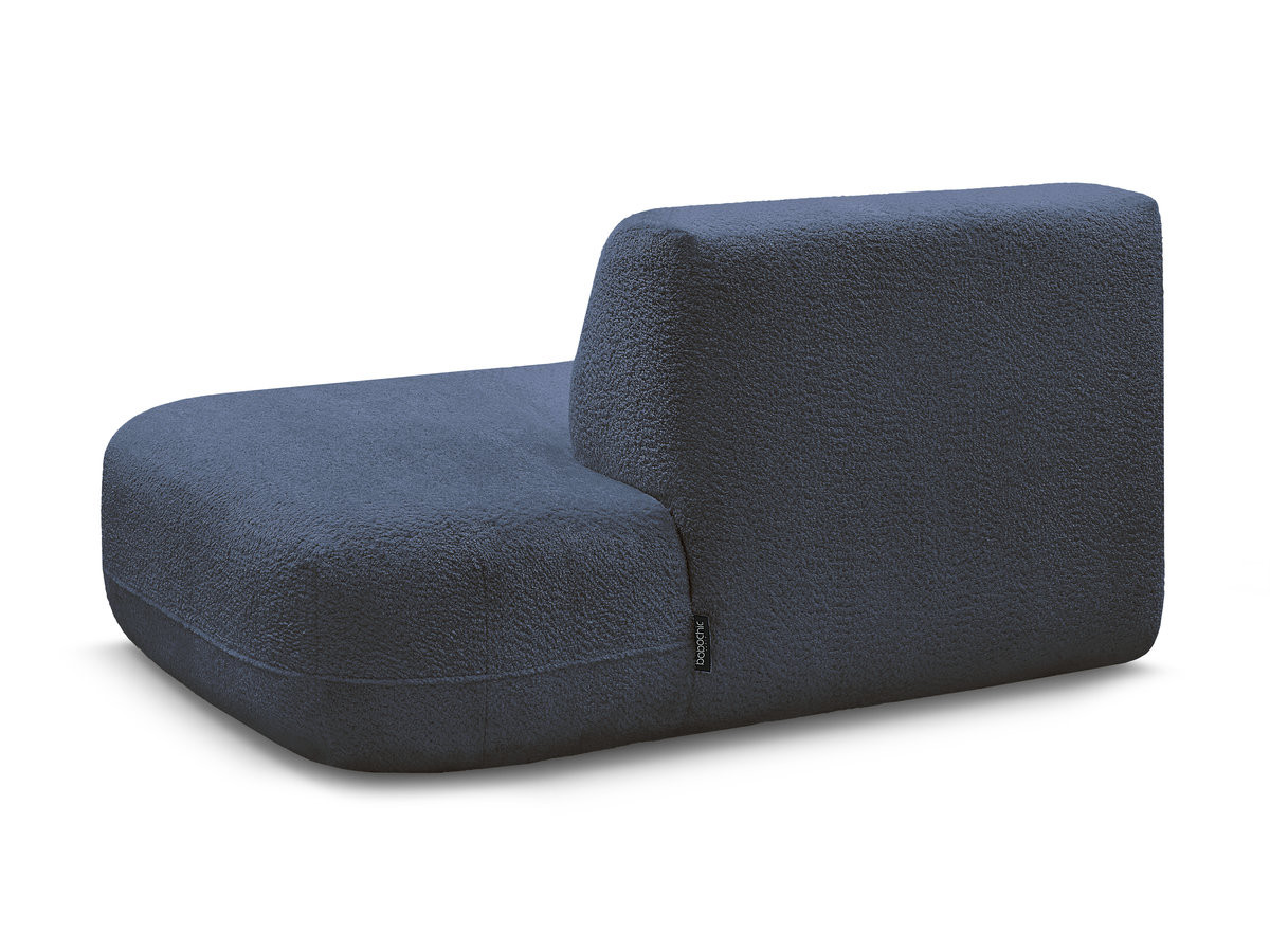 Bobochic Anda Sofamodul 2-Sitzer Chenille Dunkelblau Ecke rechts