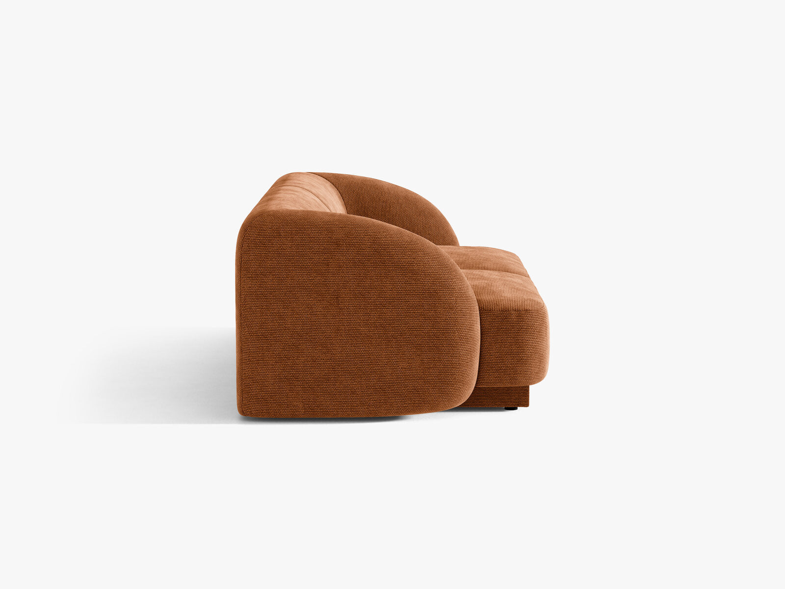 Micadoni Sofa Miley 2-Sitzer Chenille Eden Ziegel