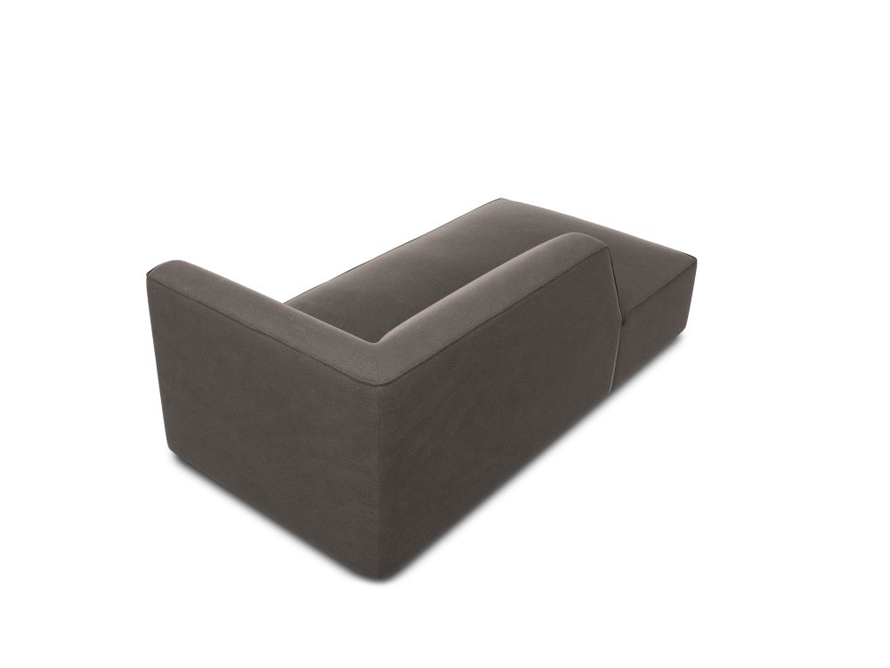 Cosmopolitan Design Chaiselongue Siena Samt Salvador Dunkelgrau Links