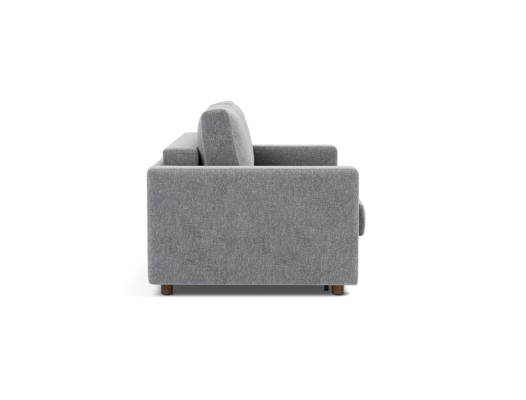 Schlafsofa Neah mit Standard-Armlehnen 160 Strukturierter Stoff Twist 565-Granite