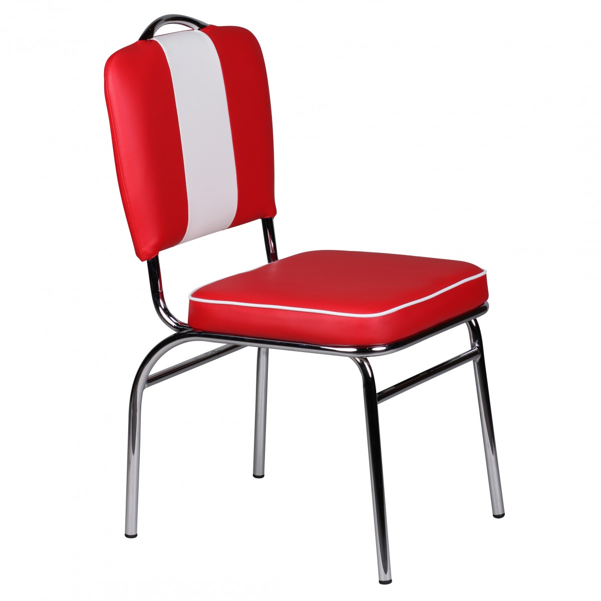 Esszimmerstuhl Eldey Kunstleder Rot