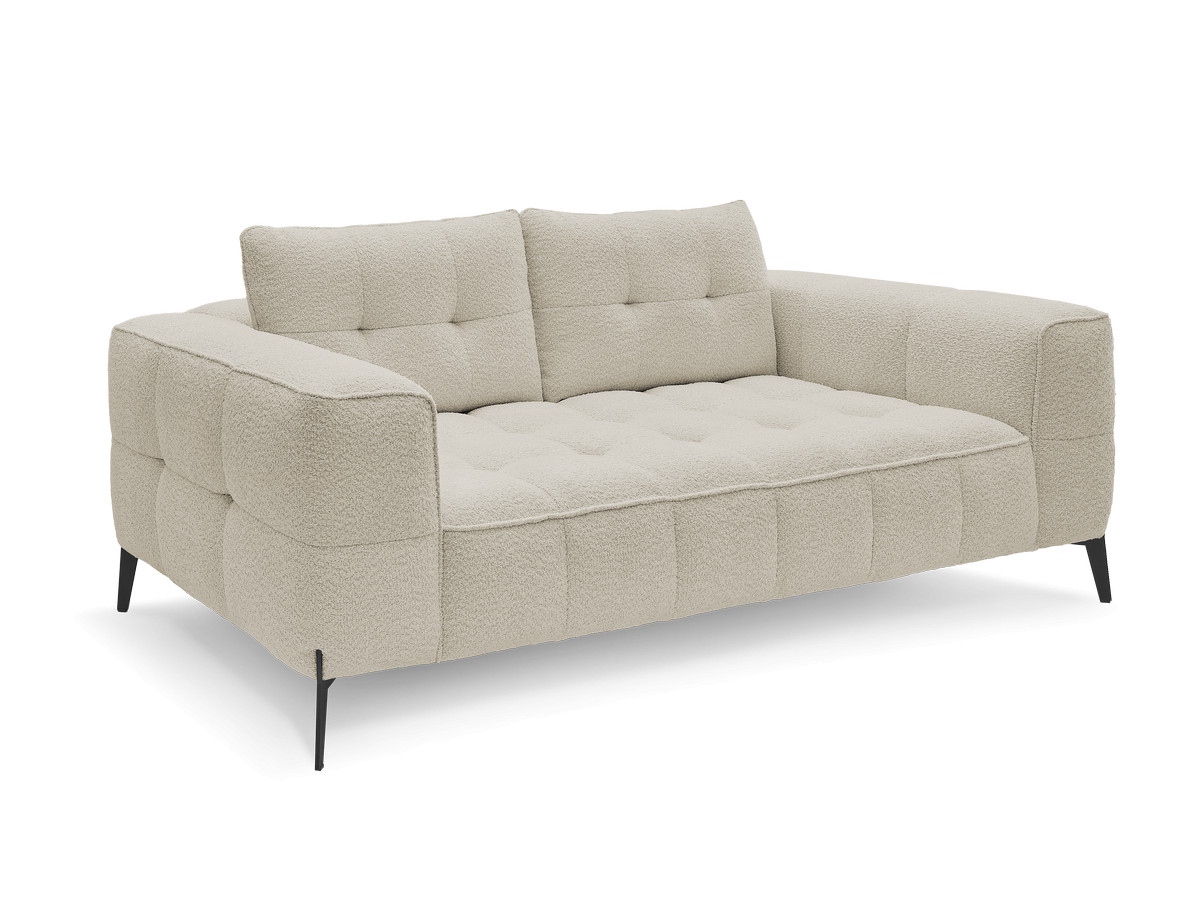 Bobochic Anis Sofa 2-Sitzer Bouclé-Stoff Beige