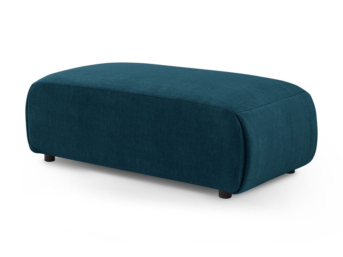Bobochic Jeanne Pouf 66 × 117 cm Samt Dunkelblau