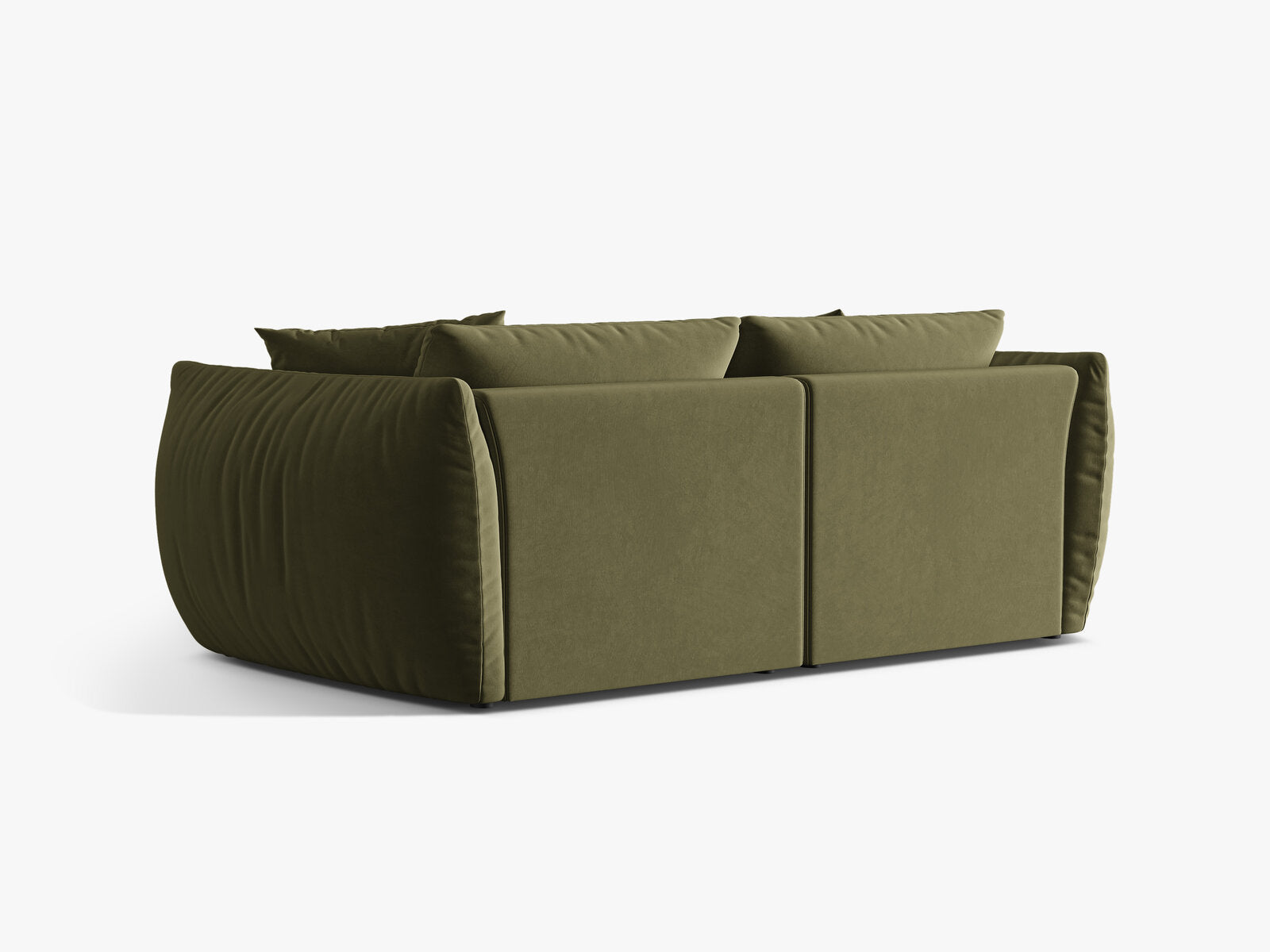 Micadoni Sofa Chris 3-Sitzer Samt Hellgrün