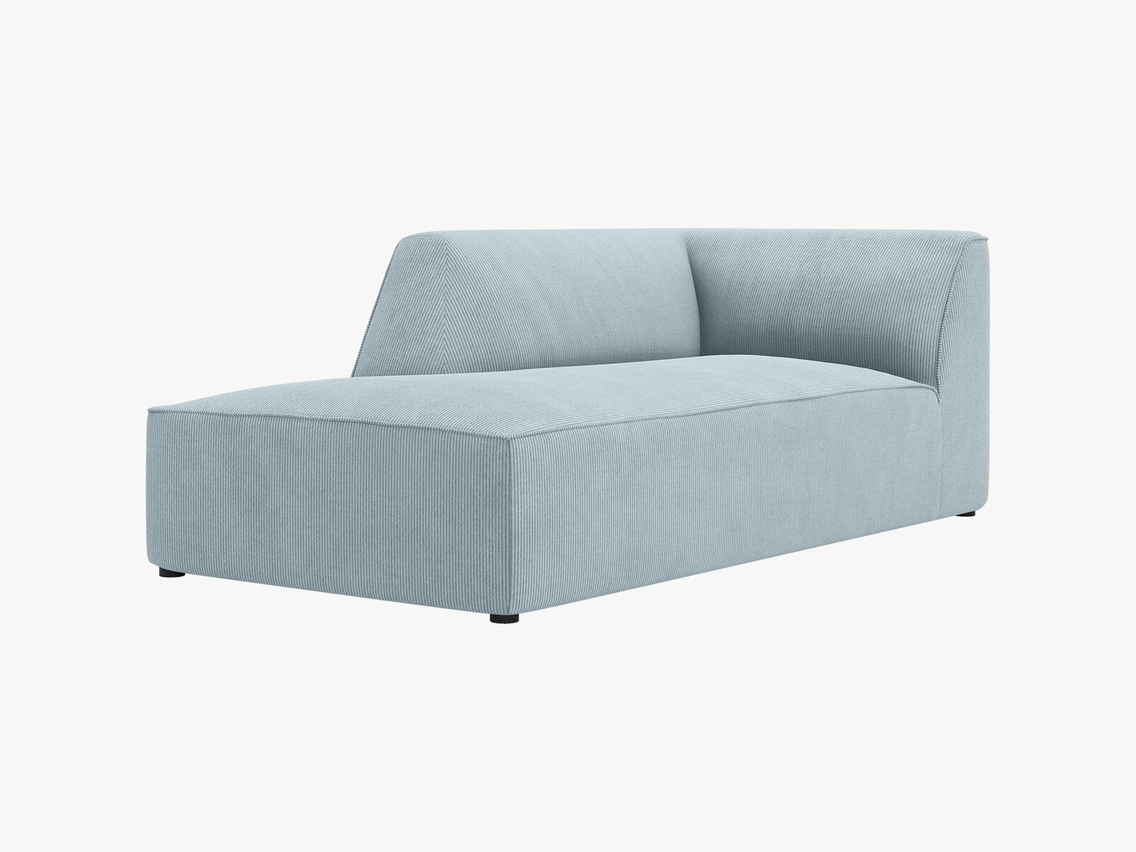Micadoni Recamiere Ruby 1-Sitzer Links Kord Scala Hellblau