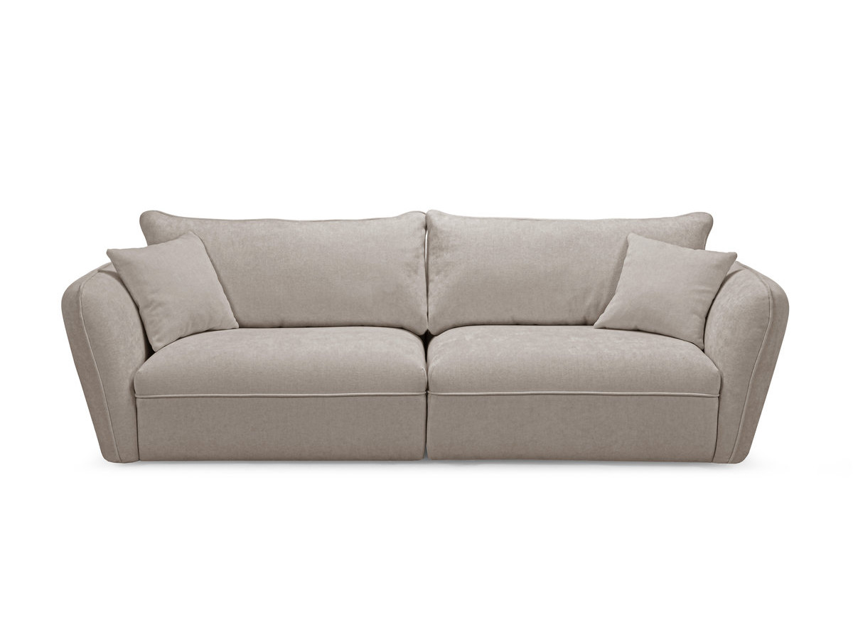 Bobochic Luigi Sofa 3-Sitzer Strukturstoff Beige