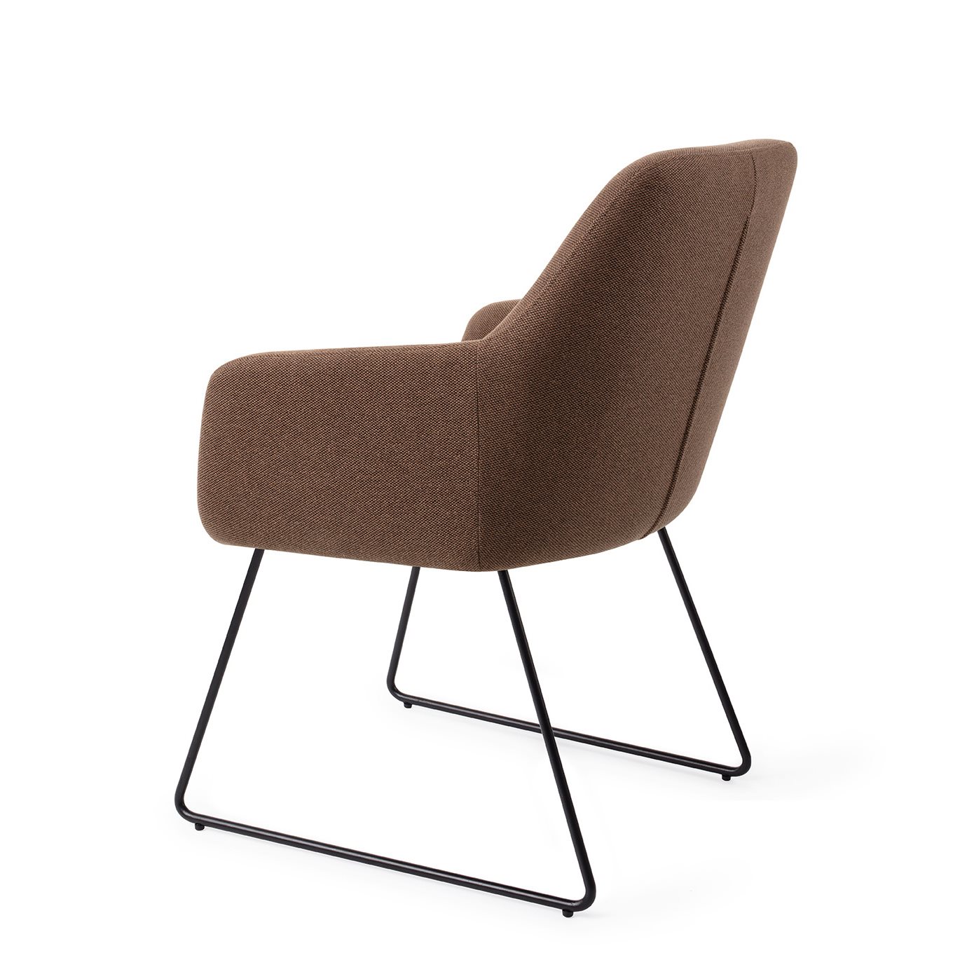 Jesper Home Esszimmerstuhl Hiroo Rustic-Rye Slide Schwarz