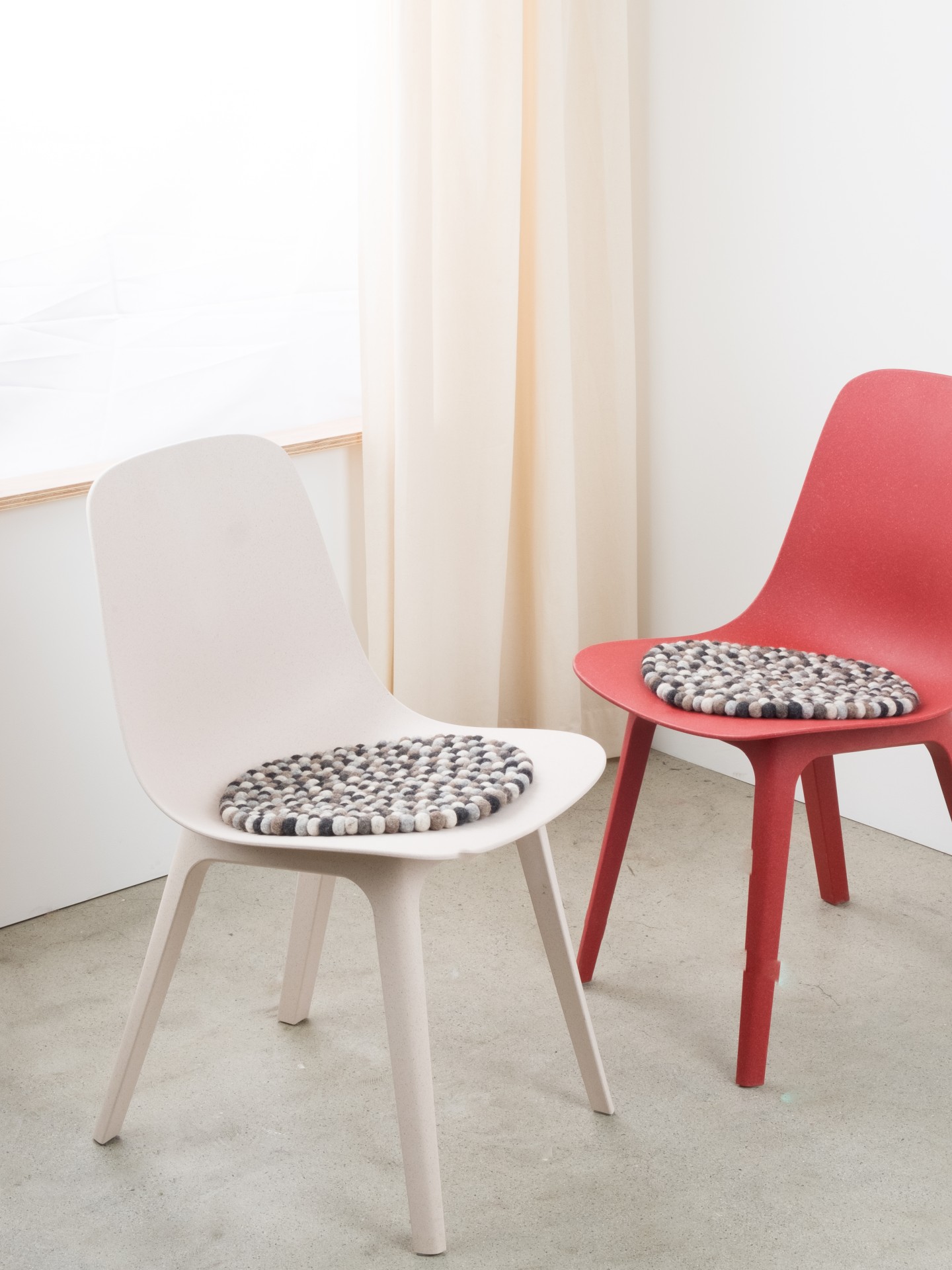 myfelt Nela - Filzkugel Sitzauflage rund
