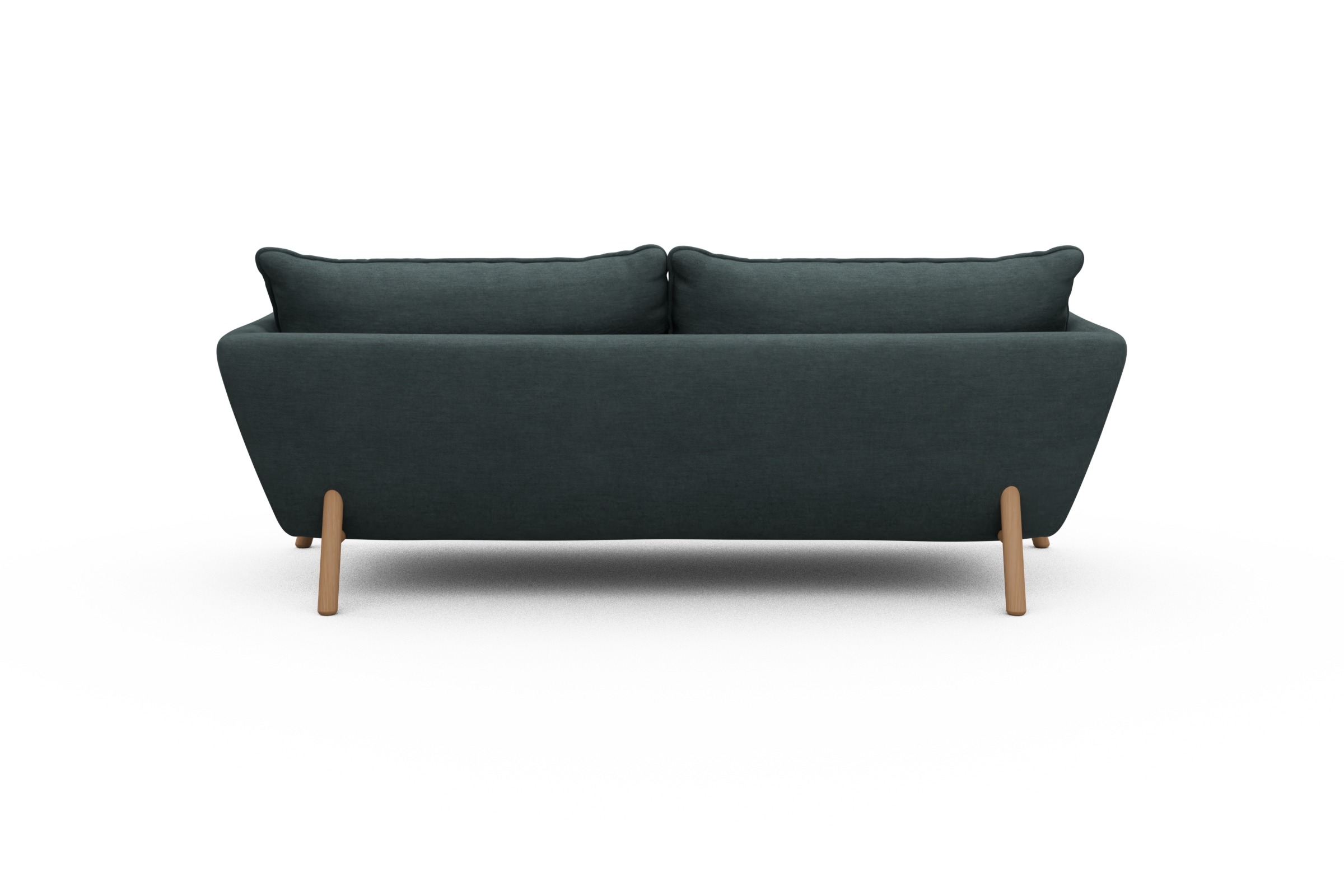 Sofa Emil PREMIUM 3-Sitzer Beinfarbe Eiche Natur Vivus-Blue