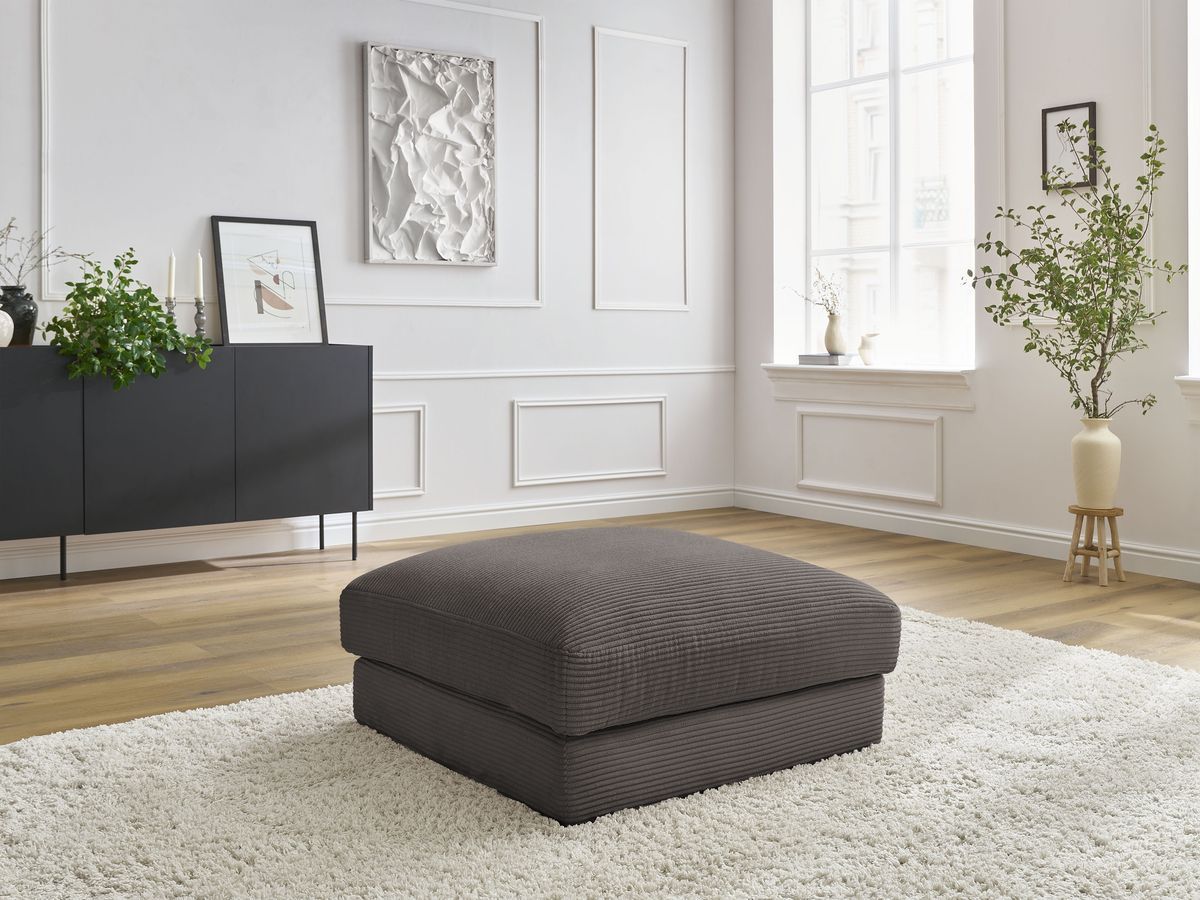 Bobochic Leonard Pouf Cordsamt Braun