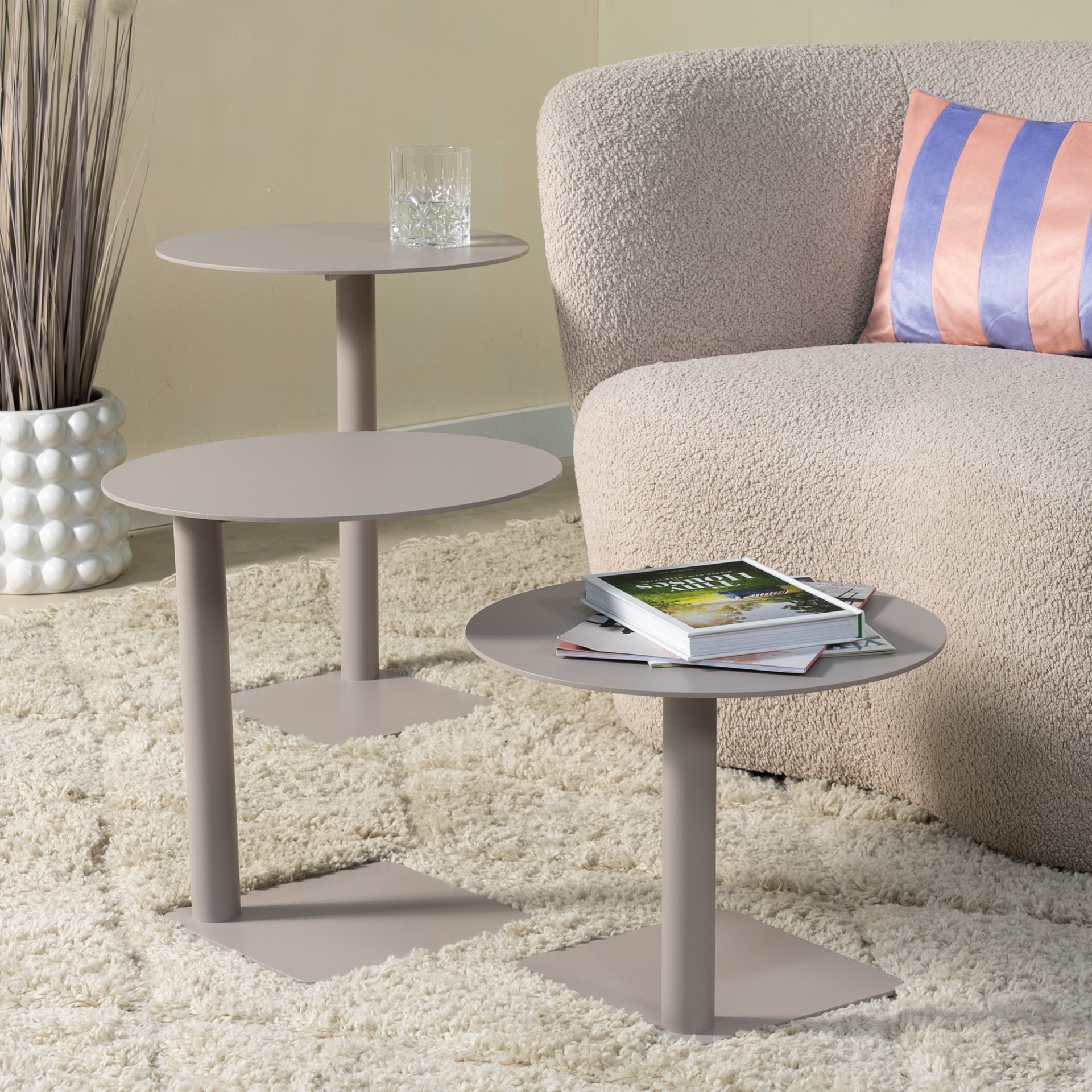 Spinder Design Beistelltisch Sunny 50 Silky Taupe