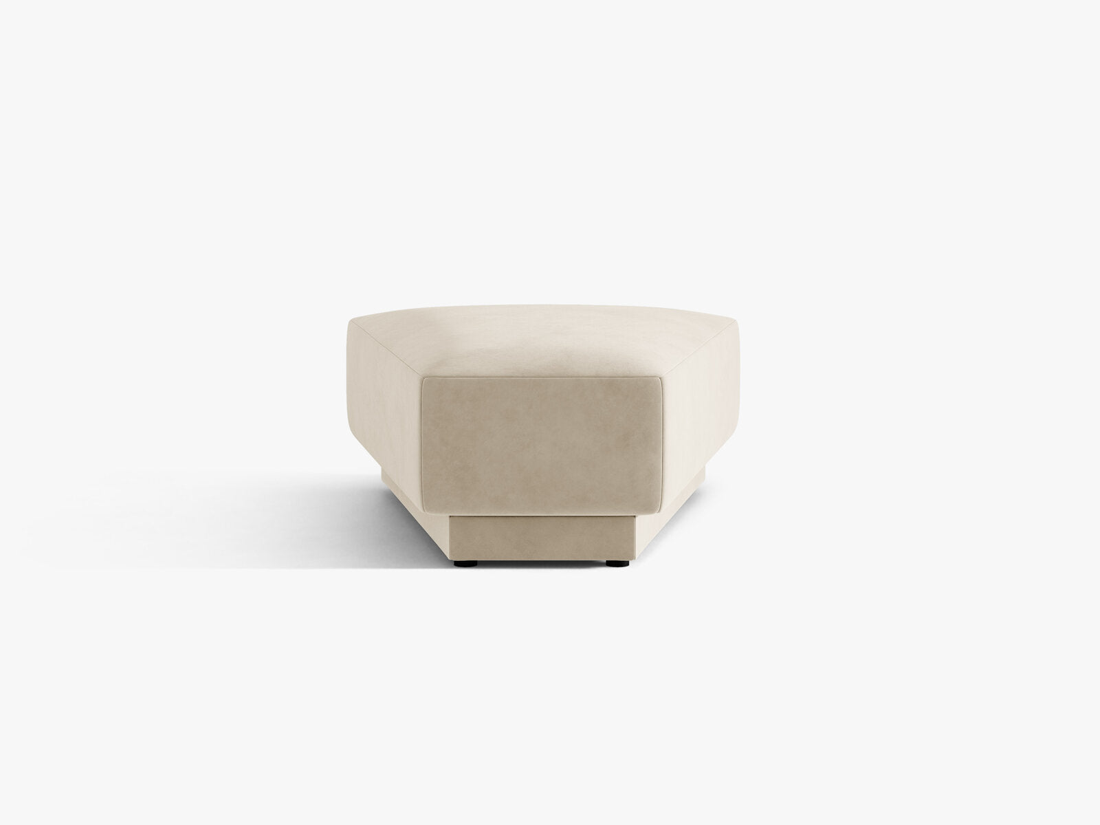 Micadoni Hocker Miley Samt Bluvel Dunkelbeige