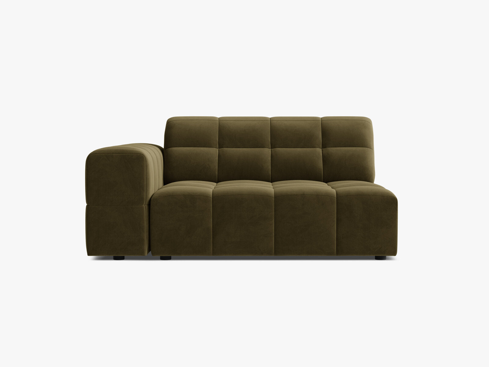 Micadoni Jennifer Sofamodul XL Links Samt Bluvel Grün