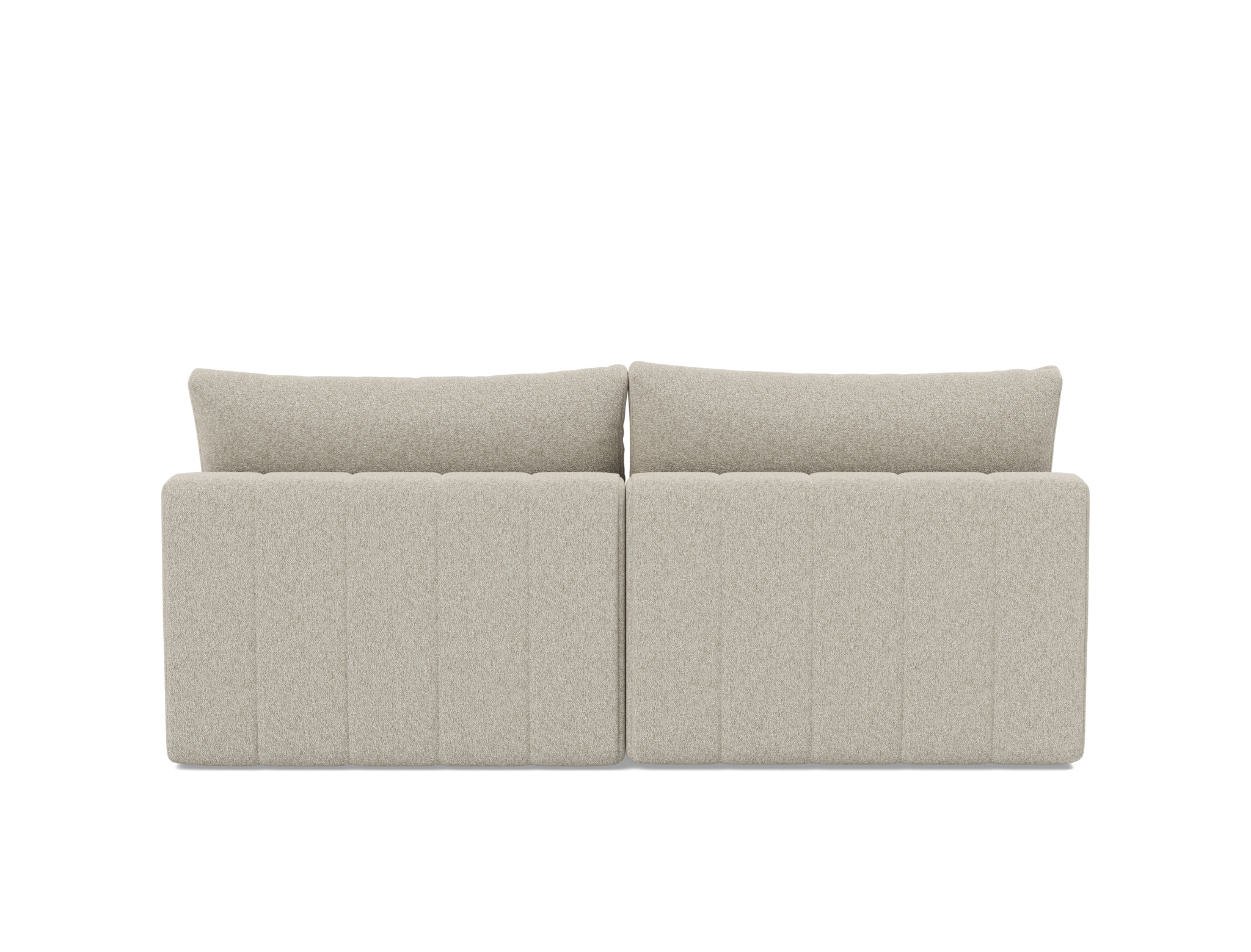 Schlafsofa Akello mit Chaiselongue Boucle Skandi 539-Beige
