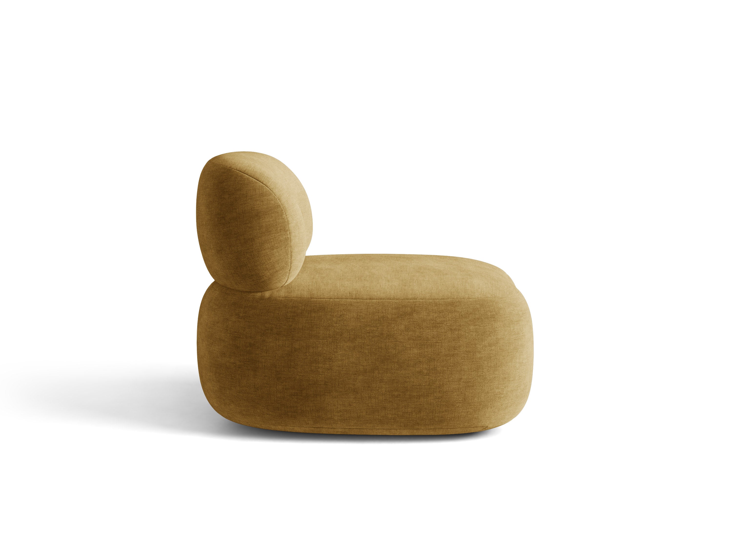 Micadoni Aura Armsessel Chenille Golden Senf