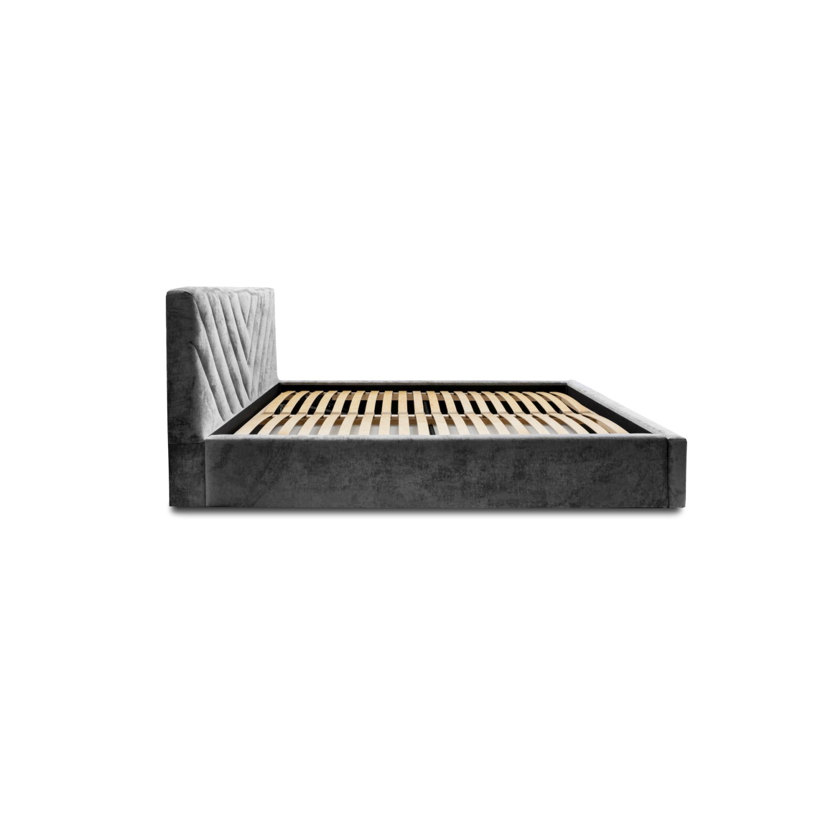 Polsterbett Velo-Iii Chenille 140x200 mit Metallrahmen Perfect Harmony 85