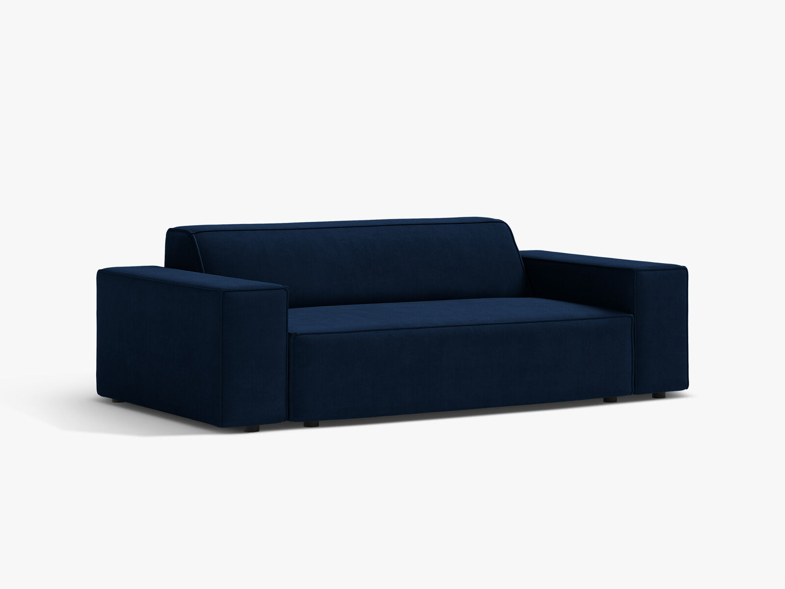 Micadoni Jodie Sofa 2-Sitzer Samt Bluvel Königsblau