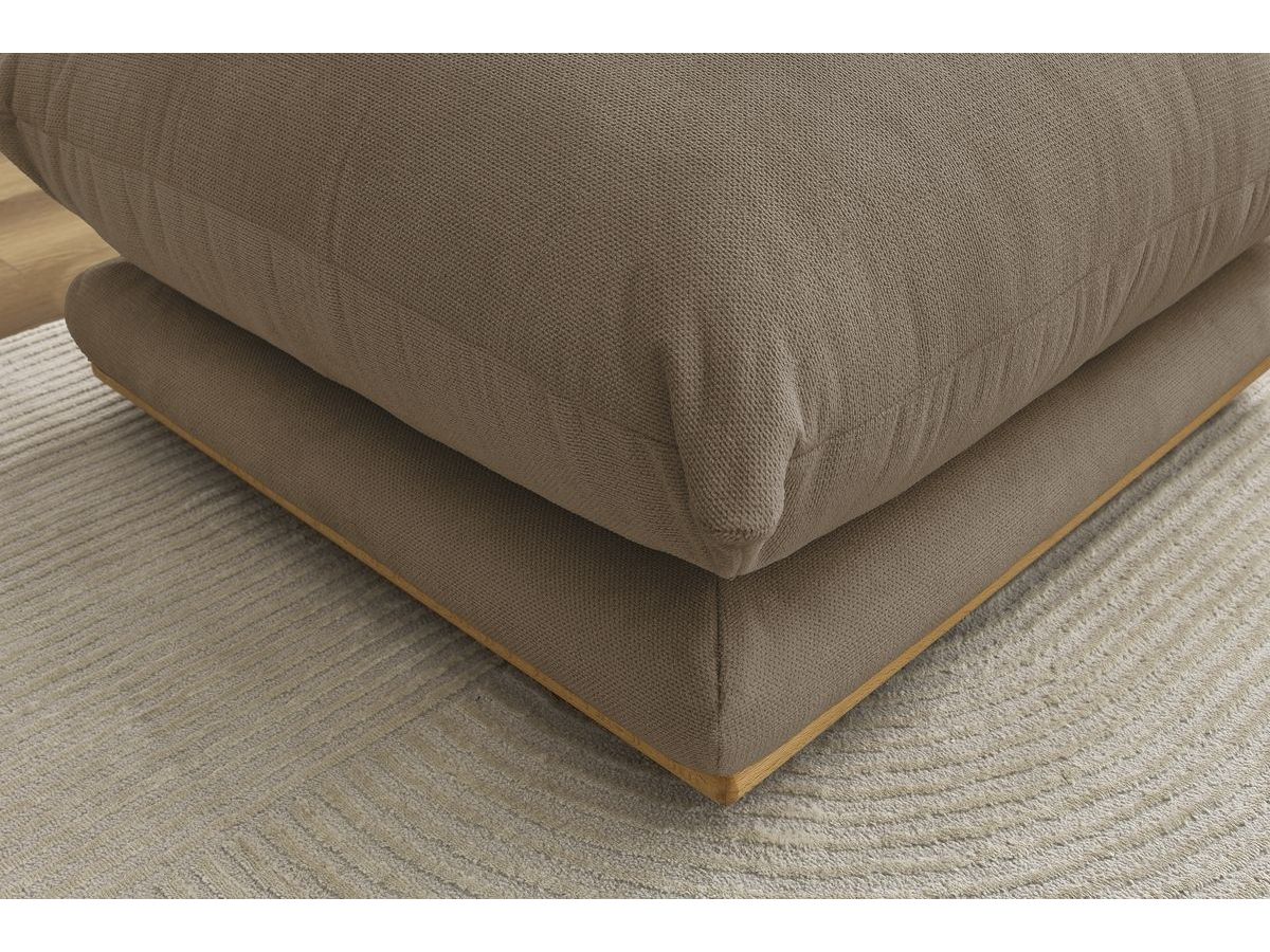 Bobochic Ernest Pouf Stoff Taupe