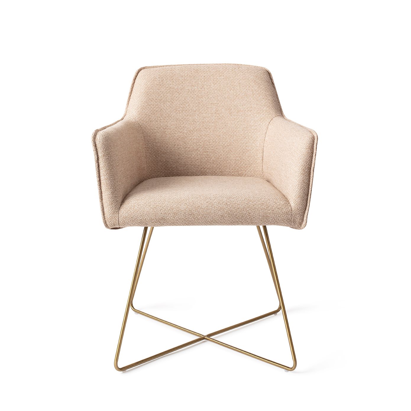 Jesper Home Esszimmerstuhl Hofu Wild-Walnut Cross Gold moebelfaktor