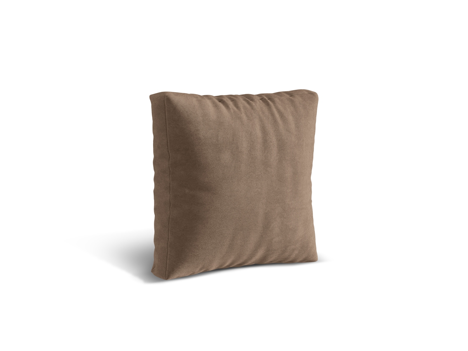 Micadoni Kissen Martina Samt Vogue Dunkelbeige 40x40
