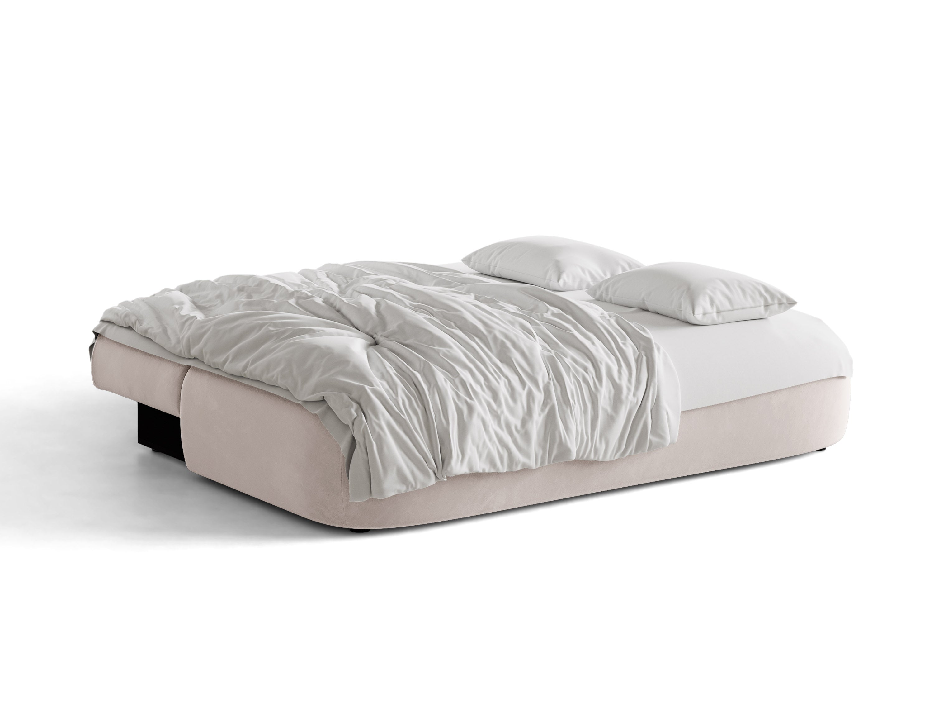 Micadoni Hena Sofa Mit Bettfunktion Und Stauraum Samt Salvador Hellgrau