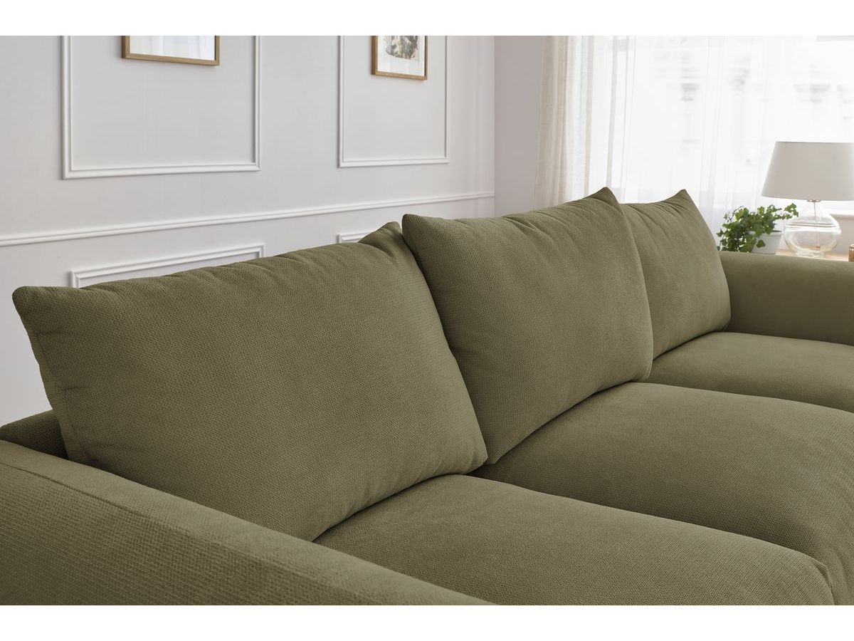 Bobochic Ernest Sofa 3-Sitzer 265 × 106 cm Stoff Grün
