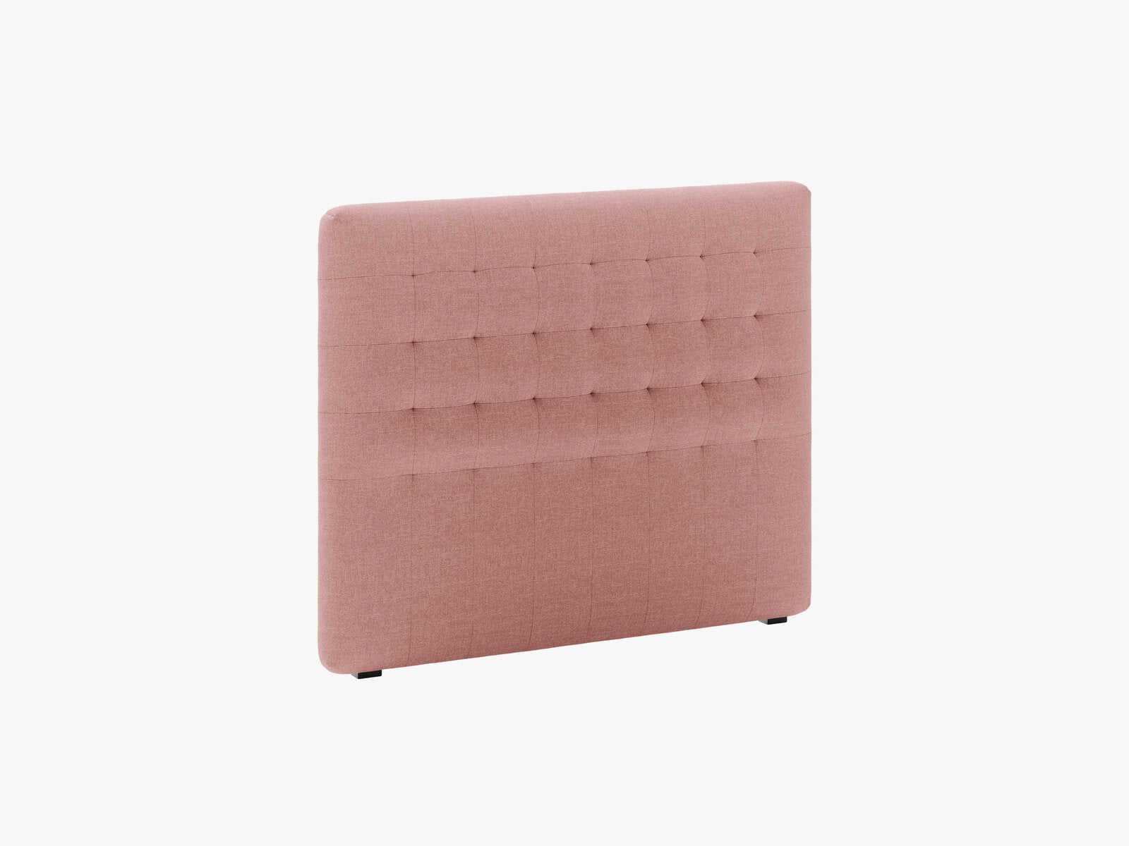 Micadoni Nova Samtiger Kopfteil 120 cm (H 95 cm) Strukturierter Stoff Liberty Rosa 120x95