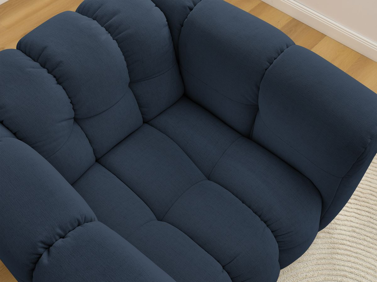 Bobochic Ulysse Sessel Stoff Dunkelblau