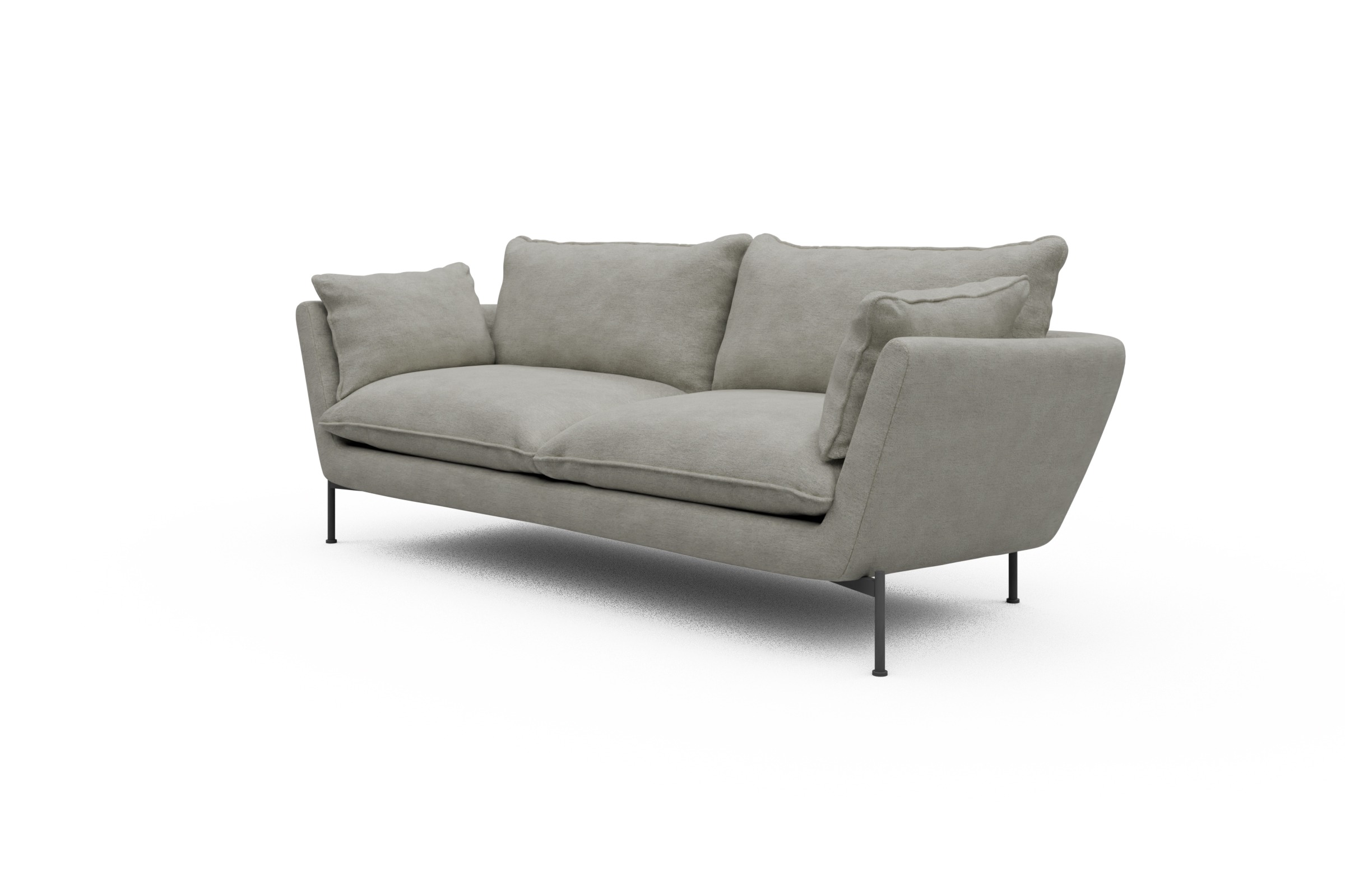 Sofa Anton PREMIUM 3-Sitzer Carreno-Moon-Stone-White
